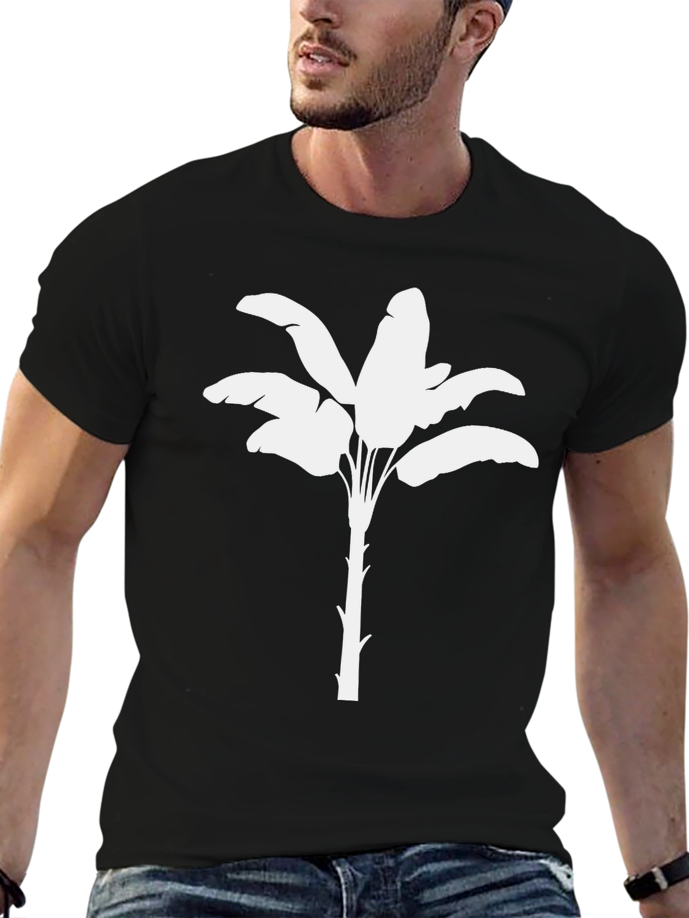 Banana Tree Graphic Tee - Tropical Vibes