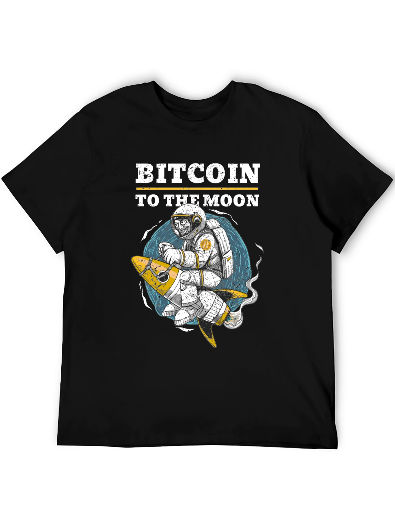 Bitcoin To The Moon Graphic Tee