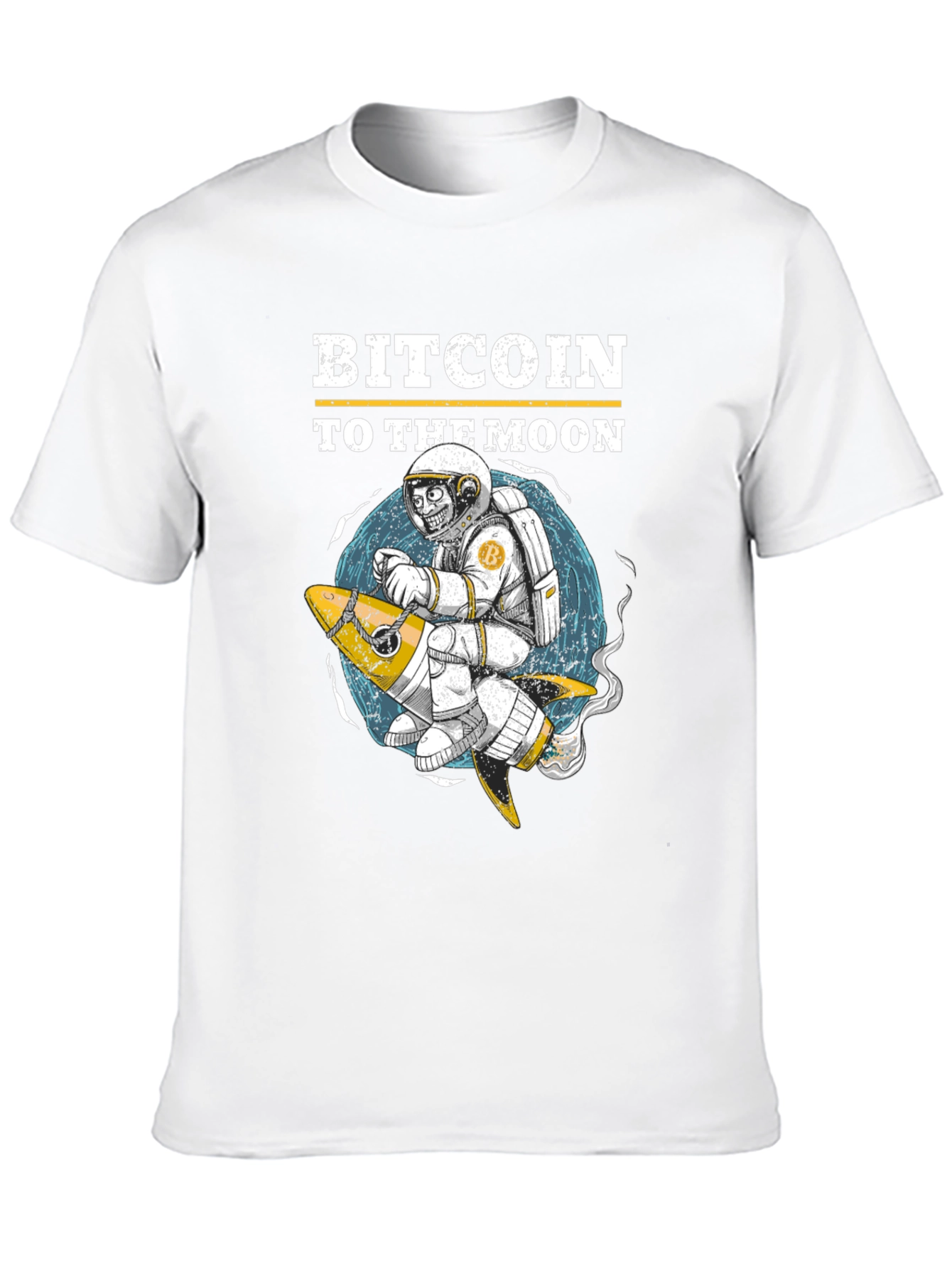 Bitcoin To The Moon Graphic Tee