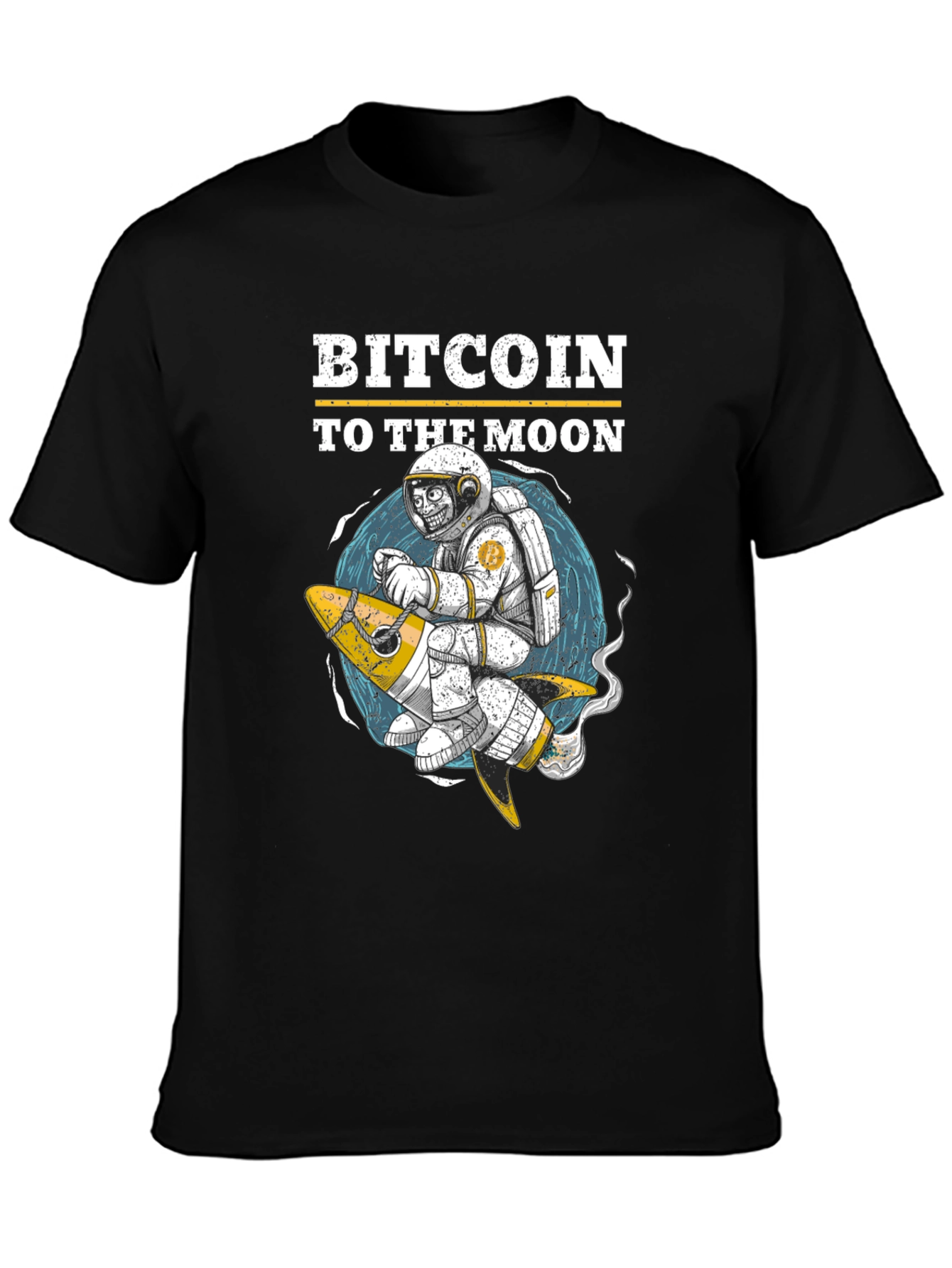 Bitcoin To The Moon Graphic Tee