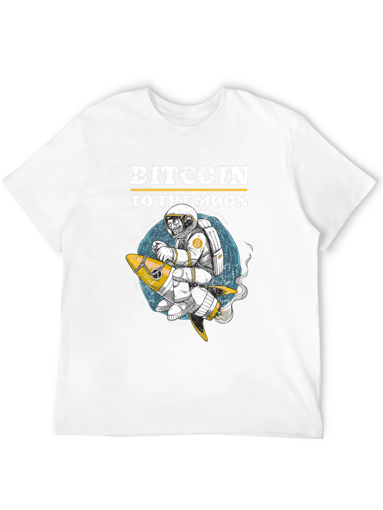 Bitcoin To The Moon Graphic Tee