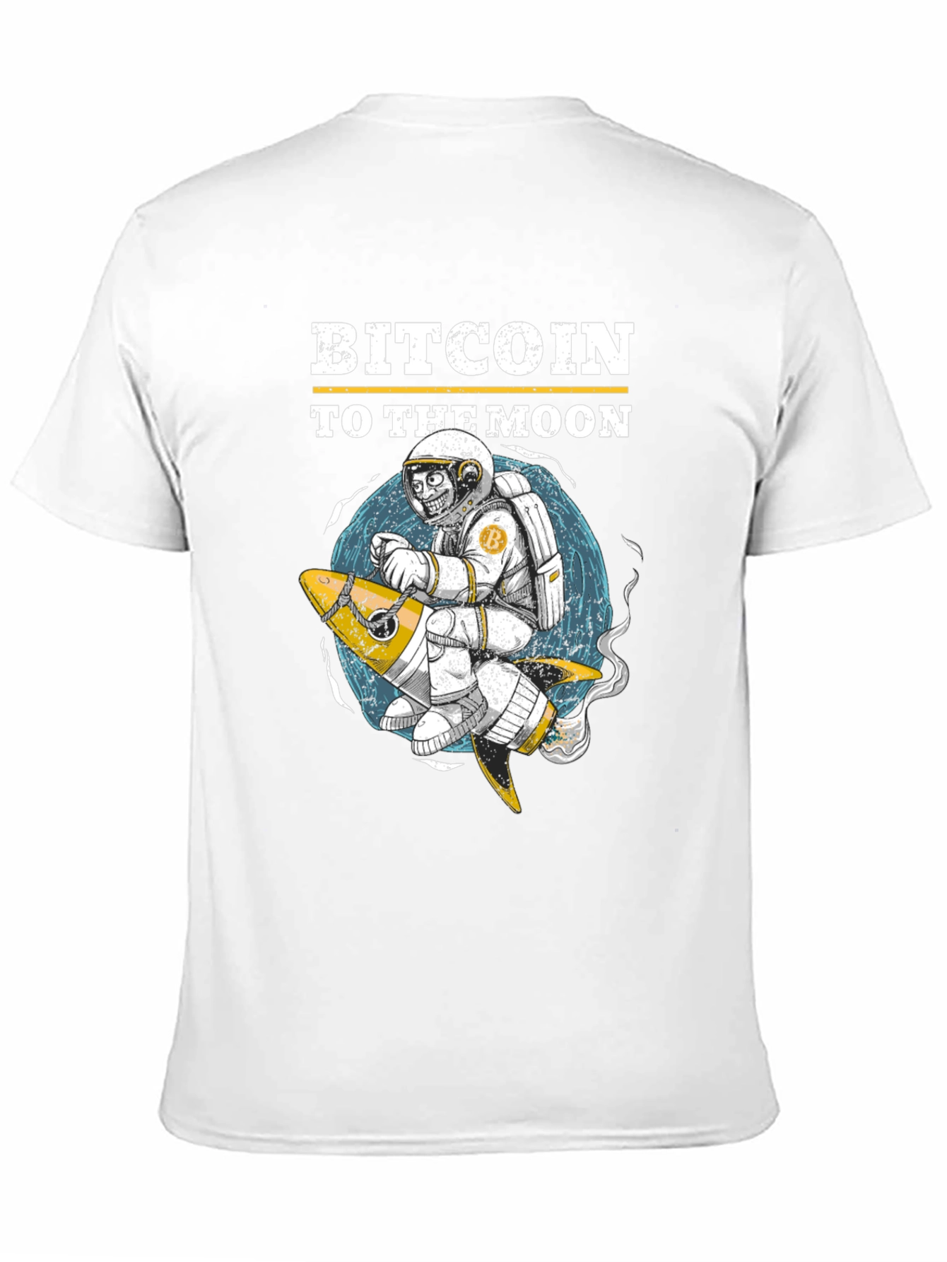 Bitcoin To The Moon Graphic Tee