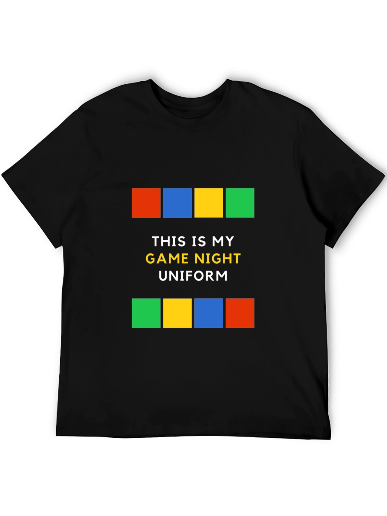 Game Night Uniform Graphic Tee - Black