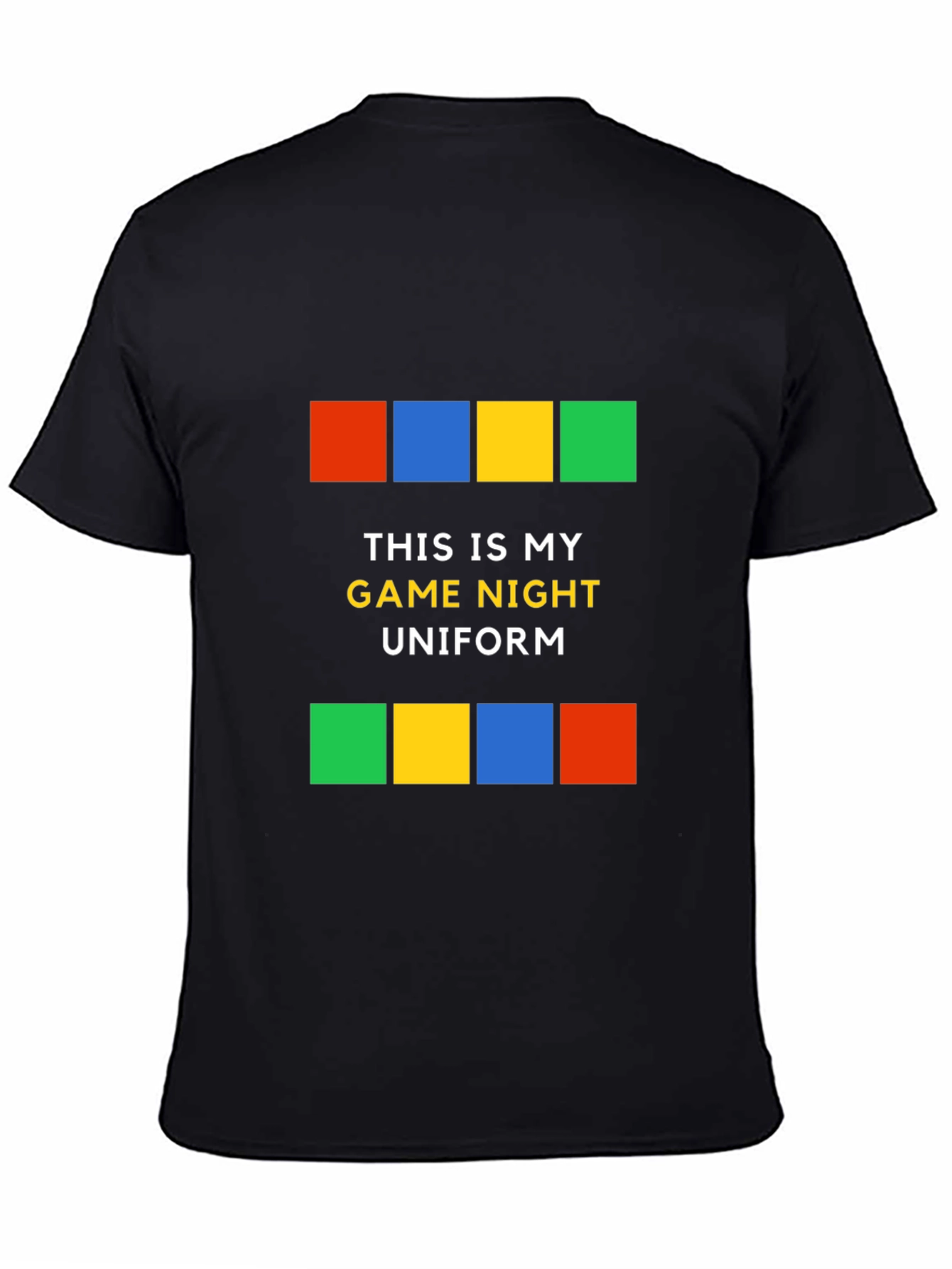Game Night Uniform Graphic Tee - Black