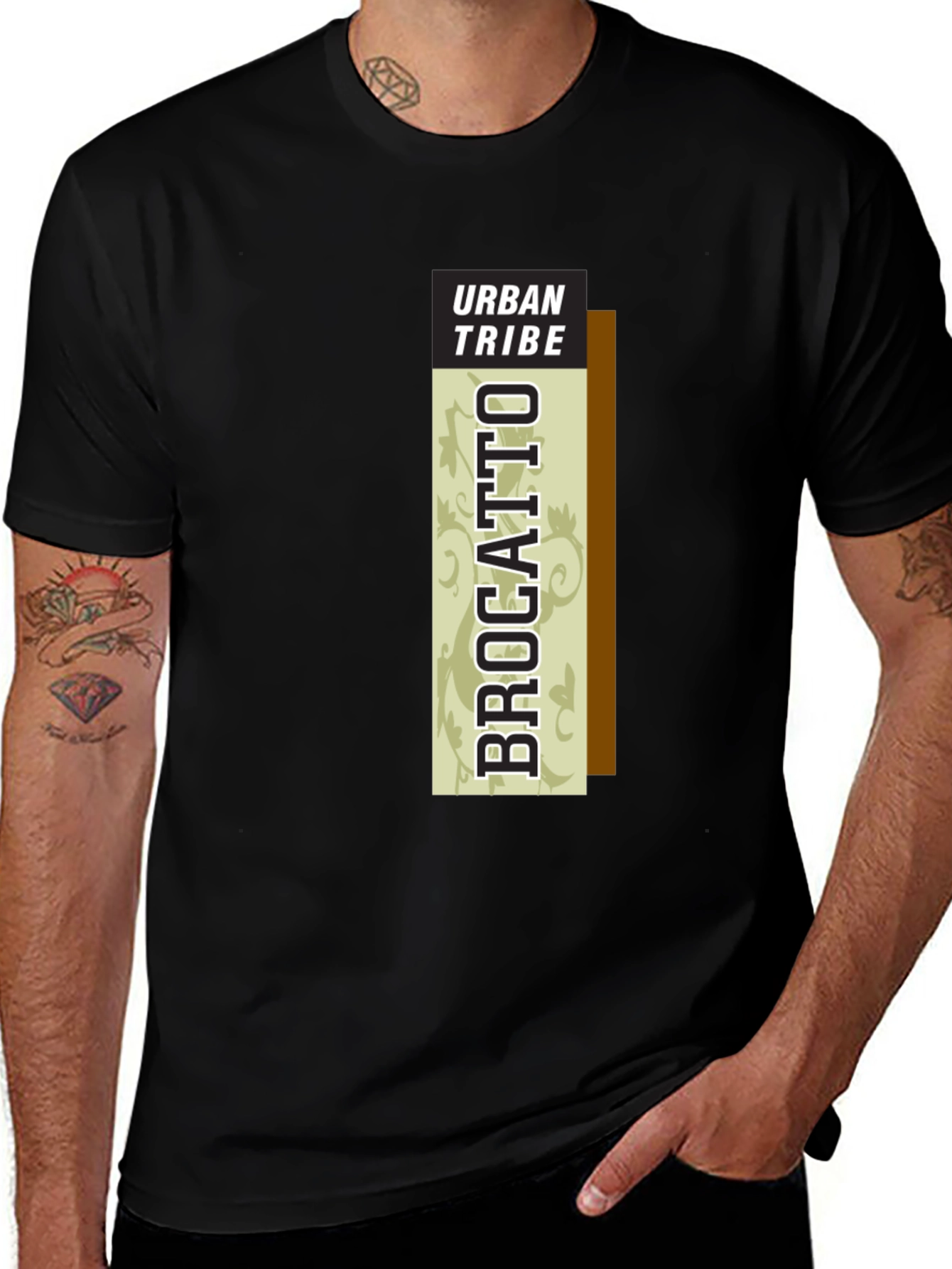Urban Tribe Brocatto Graphic Tee - Modern Casual Style