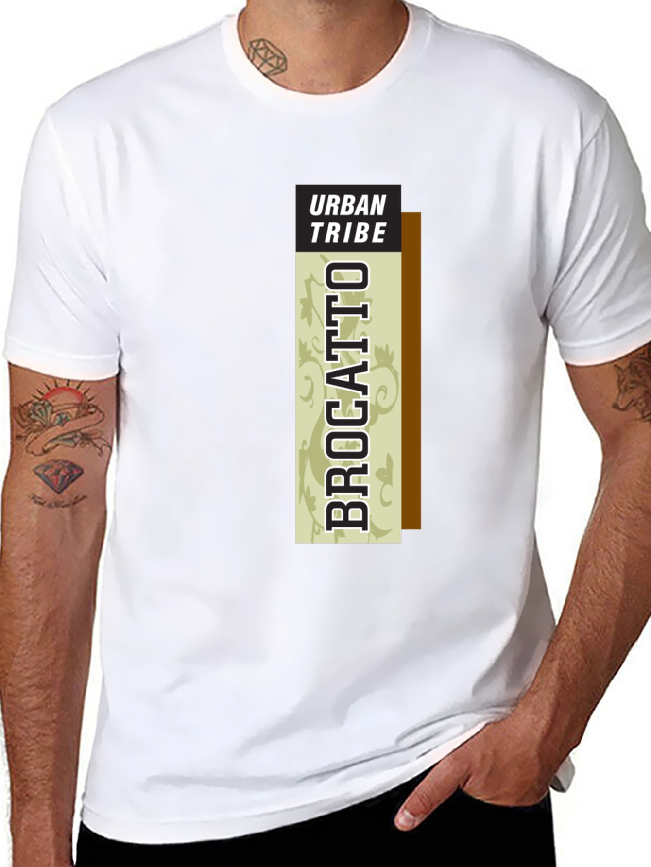 Urban Tribe Brocatto Graphic Tee - Modern Casual Style