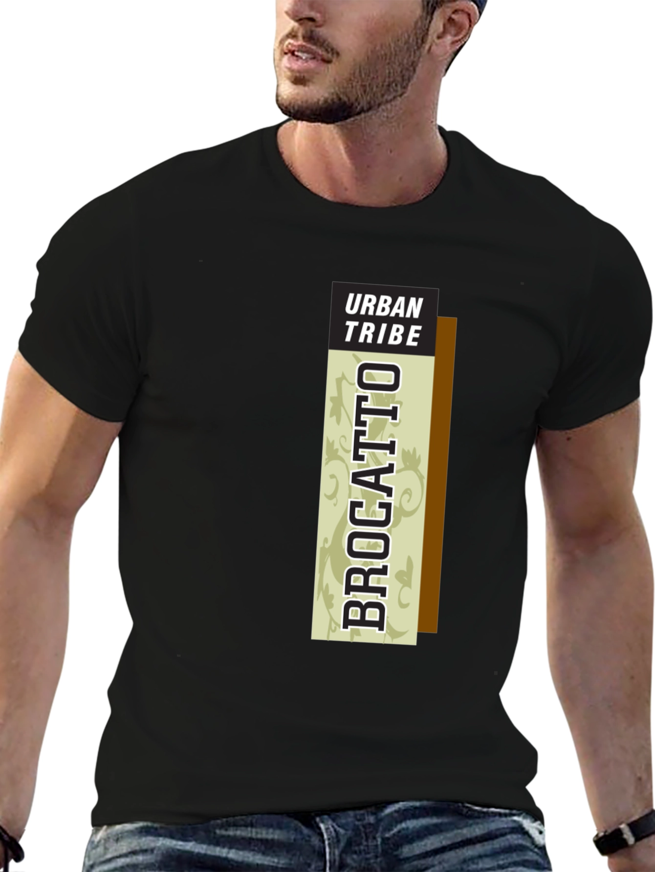 Urban Tribe Brocatto Graphic Tee - Modern Casual Style