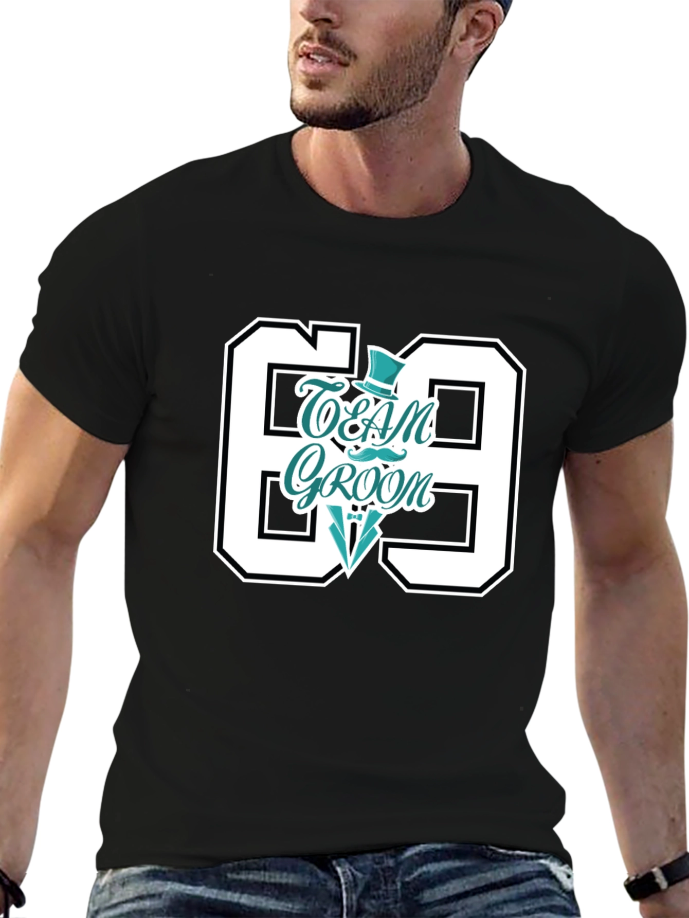 Team Groom 69 T-Shirt: Party & Wedding Tee
