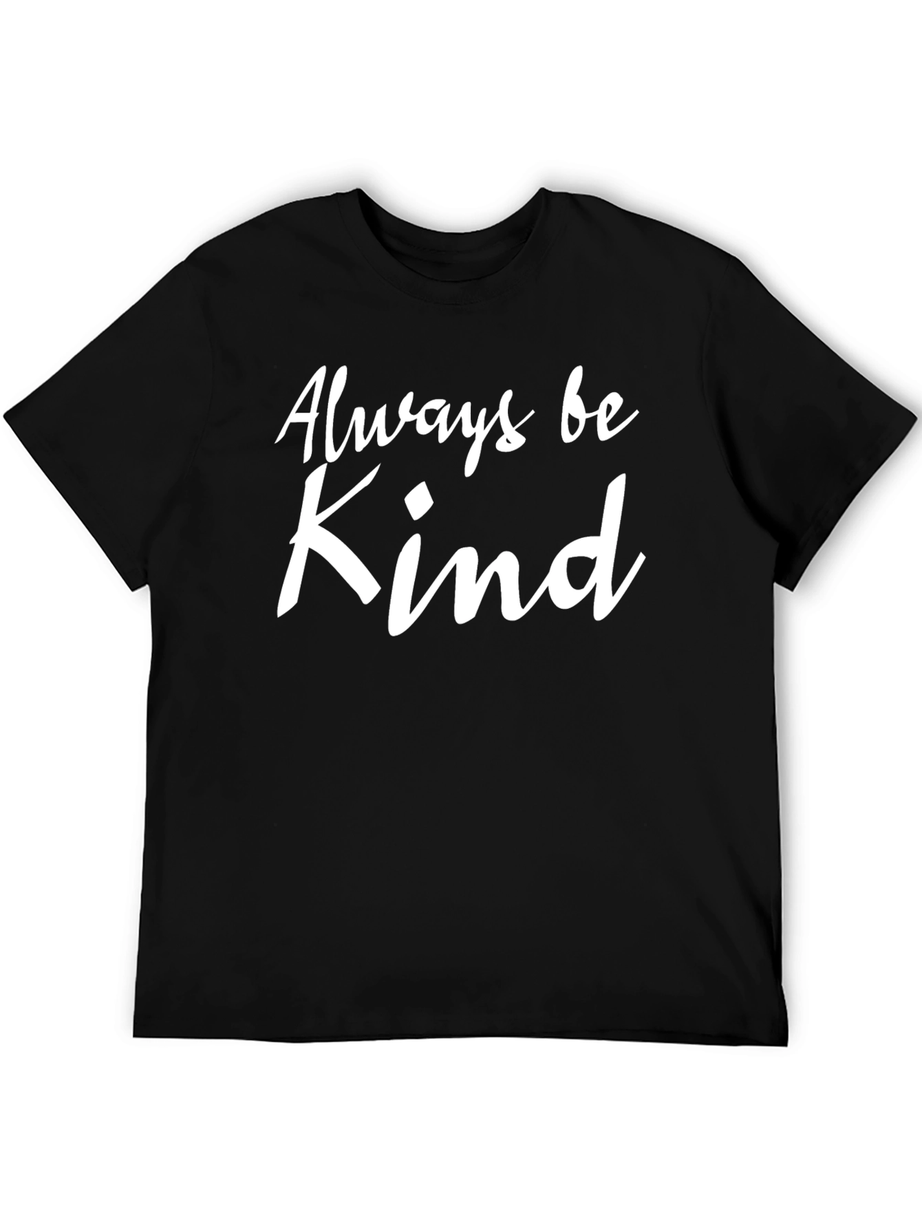 Always Be Kind Black Graphic T-Shirt