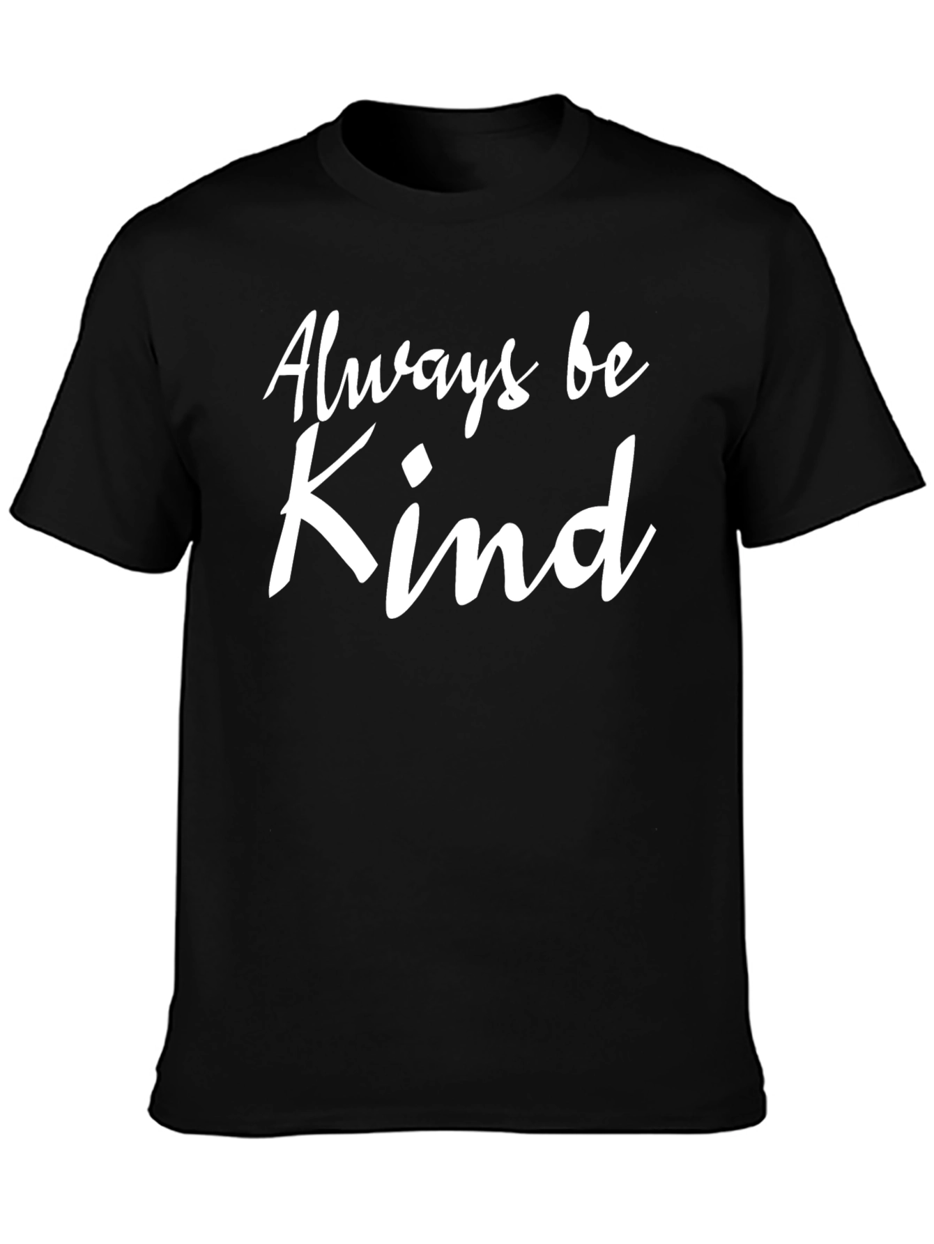 Always Be Kind Black Graphic T-Shirt