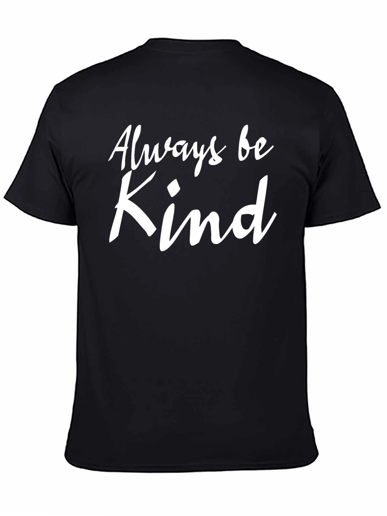Always Be Kind Black Graphic T-Shirt