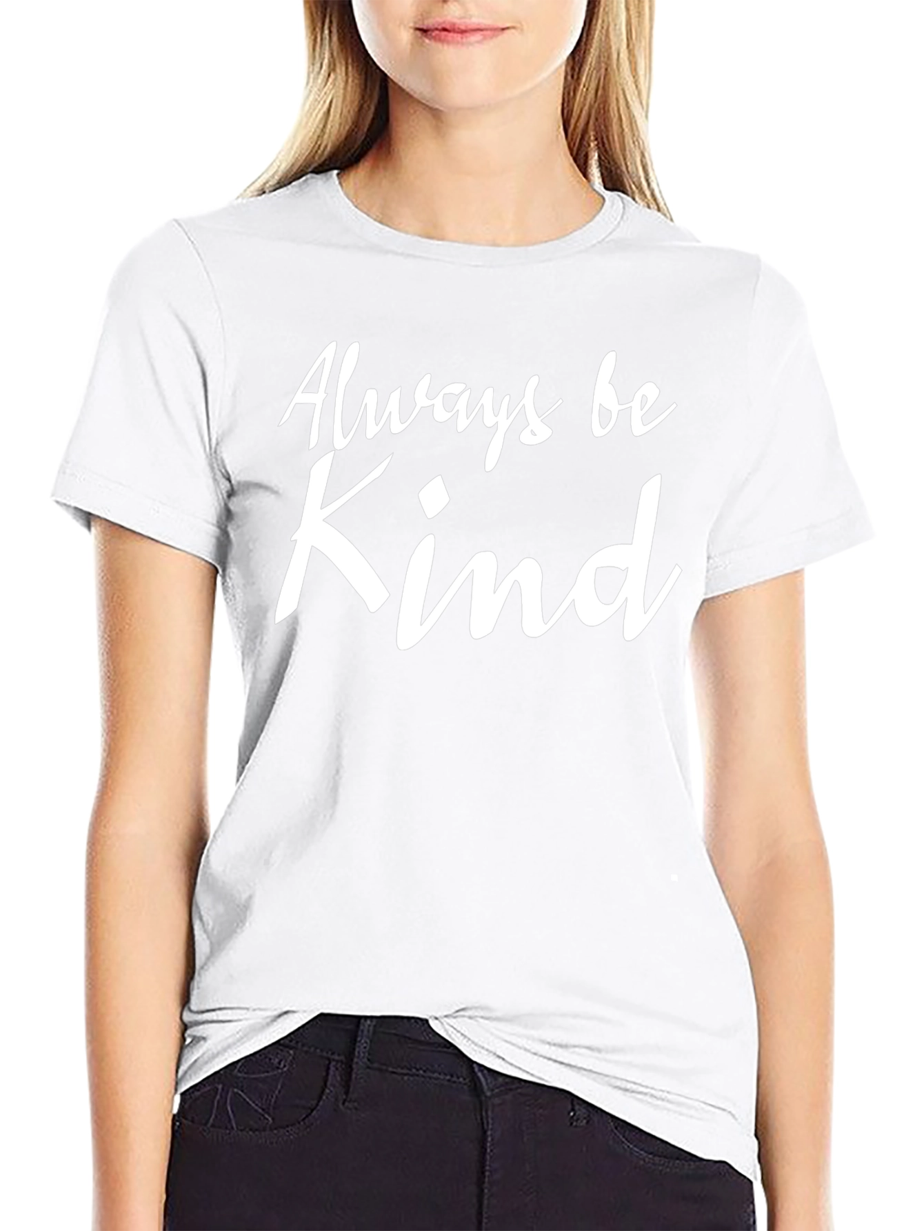 Always Be Kind Black Graphic T-Shirt