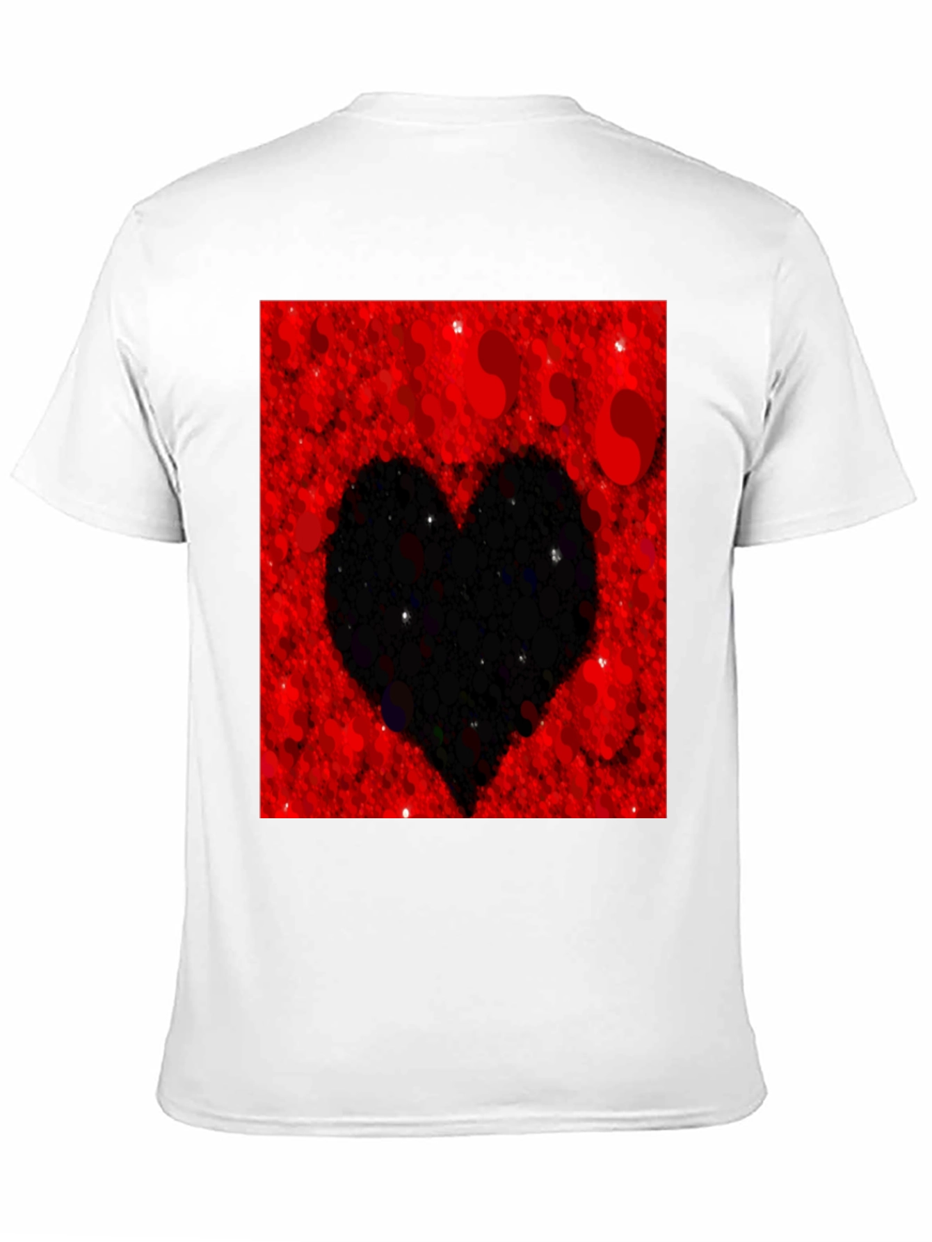 Heart Silhouette T-Shirt - Red Valentines Day Tee