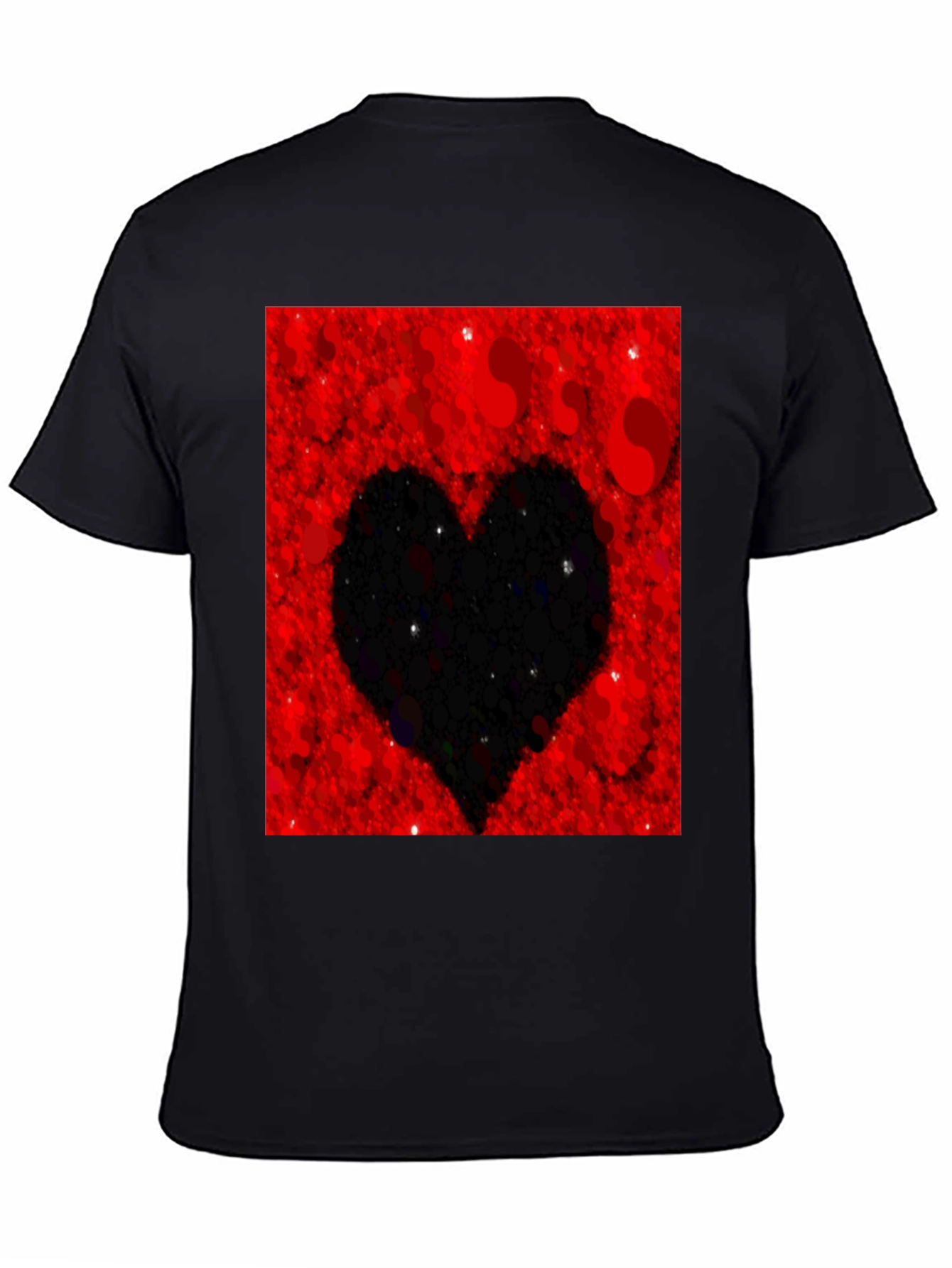 Heart Silhouette T-Shirt - Red Valentines Day Tee
