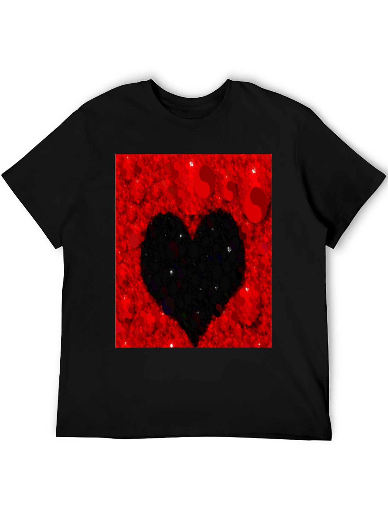 Heart Silhouette T-Shirt - Red Valentines Day Tee