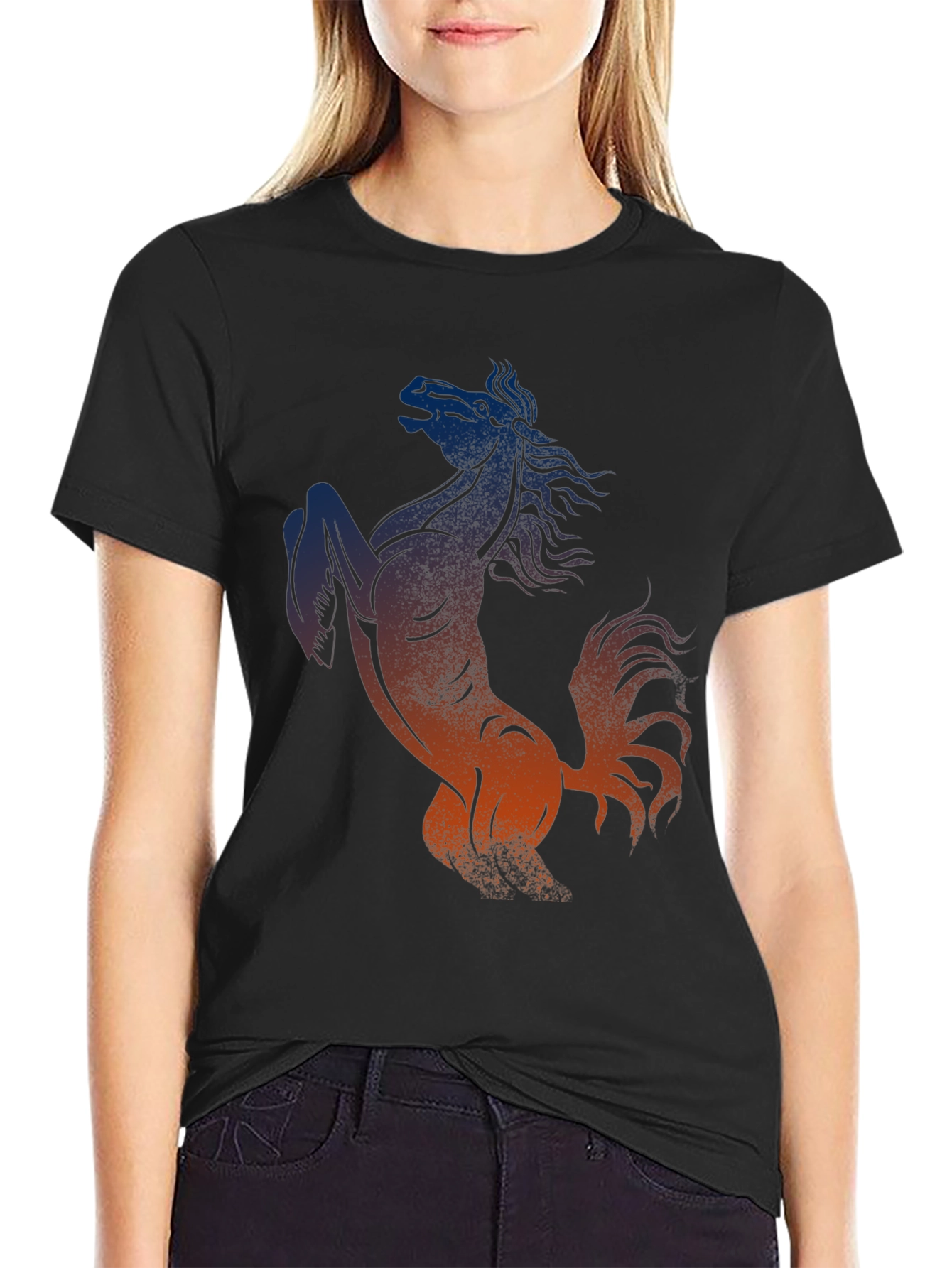 Horse Graphic T-Shirt - Stylish Mens Tee