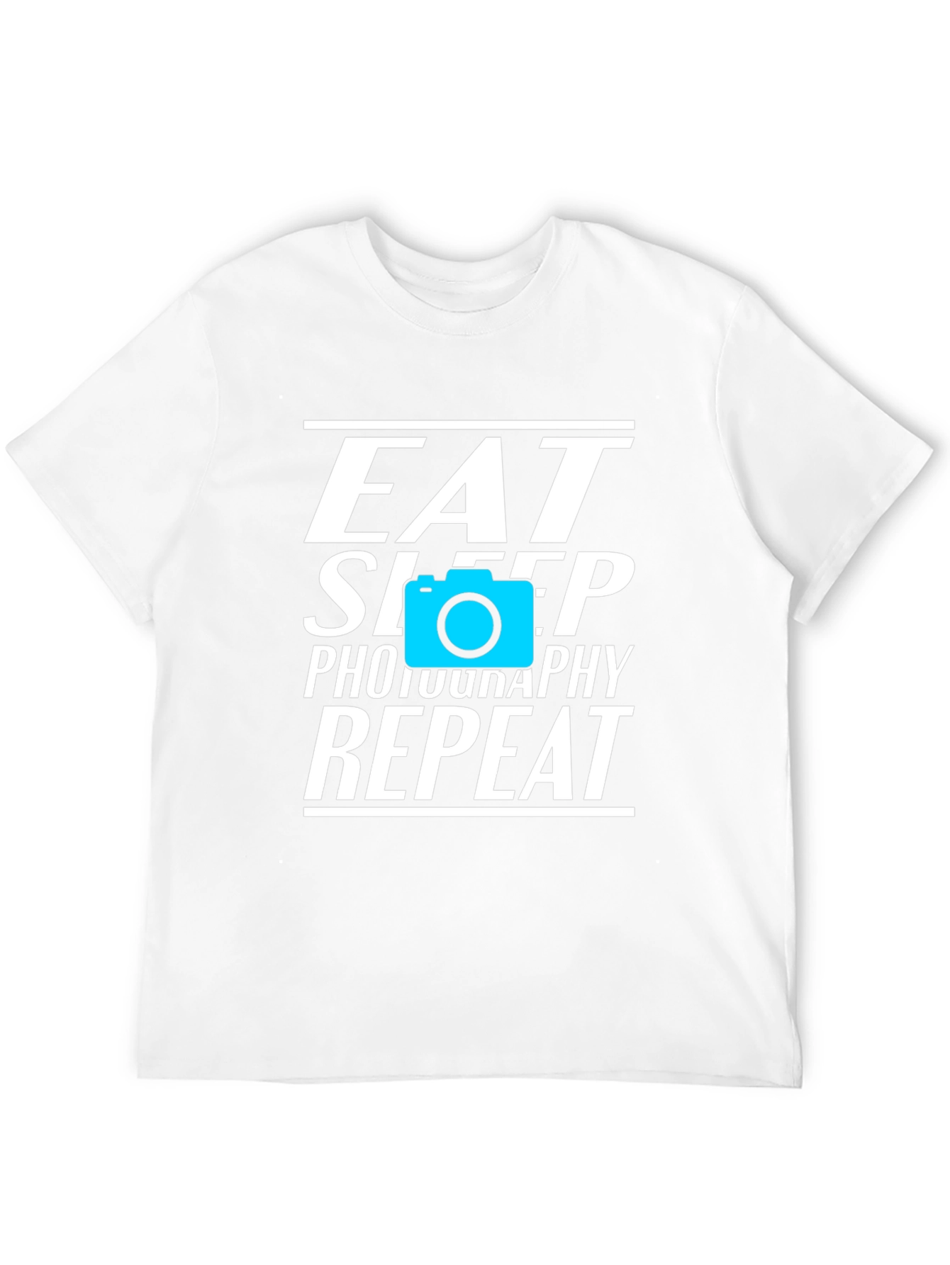 Eat Sleep Photography Repeat Black Graphic Tee