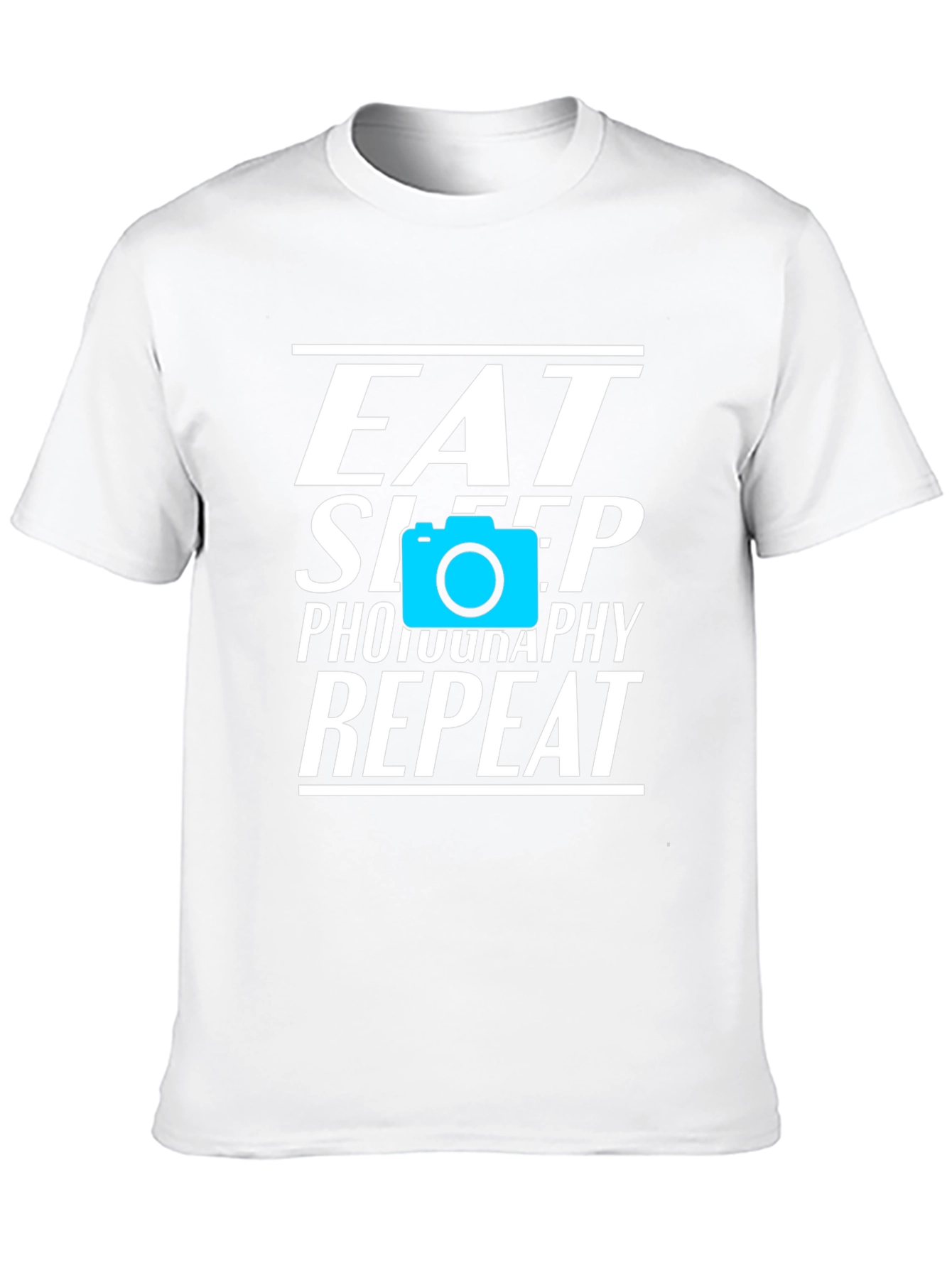 Eat Sleep Photography Repeat Black Graphic Tee