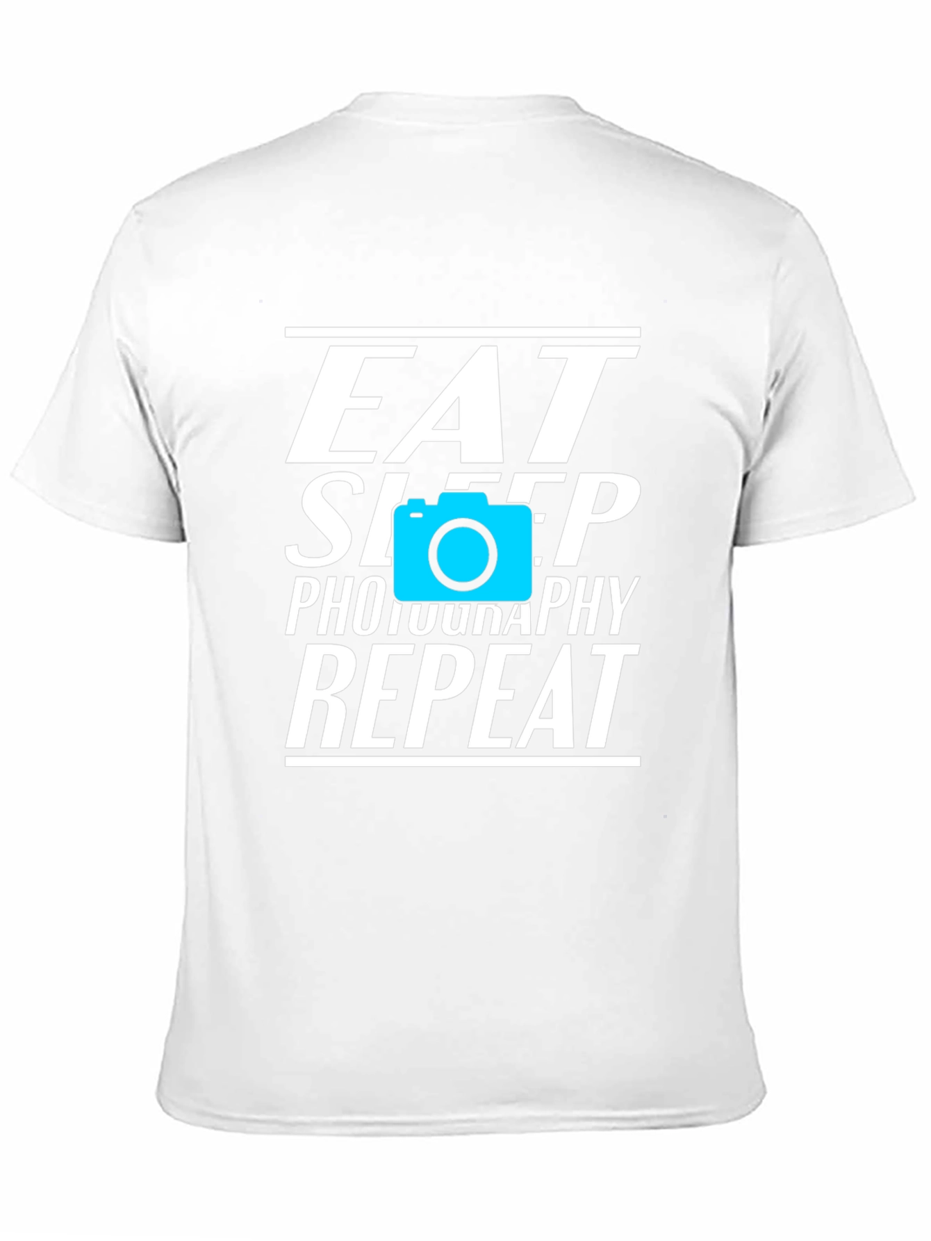 Eat Sleep Photography Repeat Black Graphic Tee