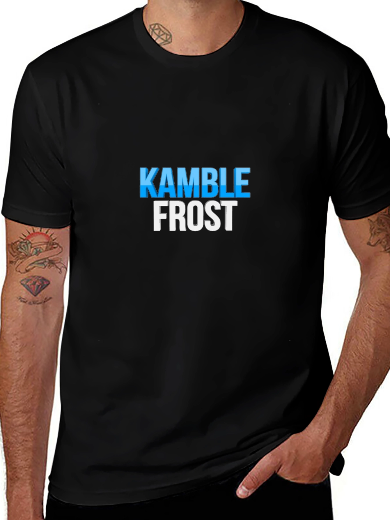 Kamble Frost Graphic Tee - Soft Cotton Blend