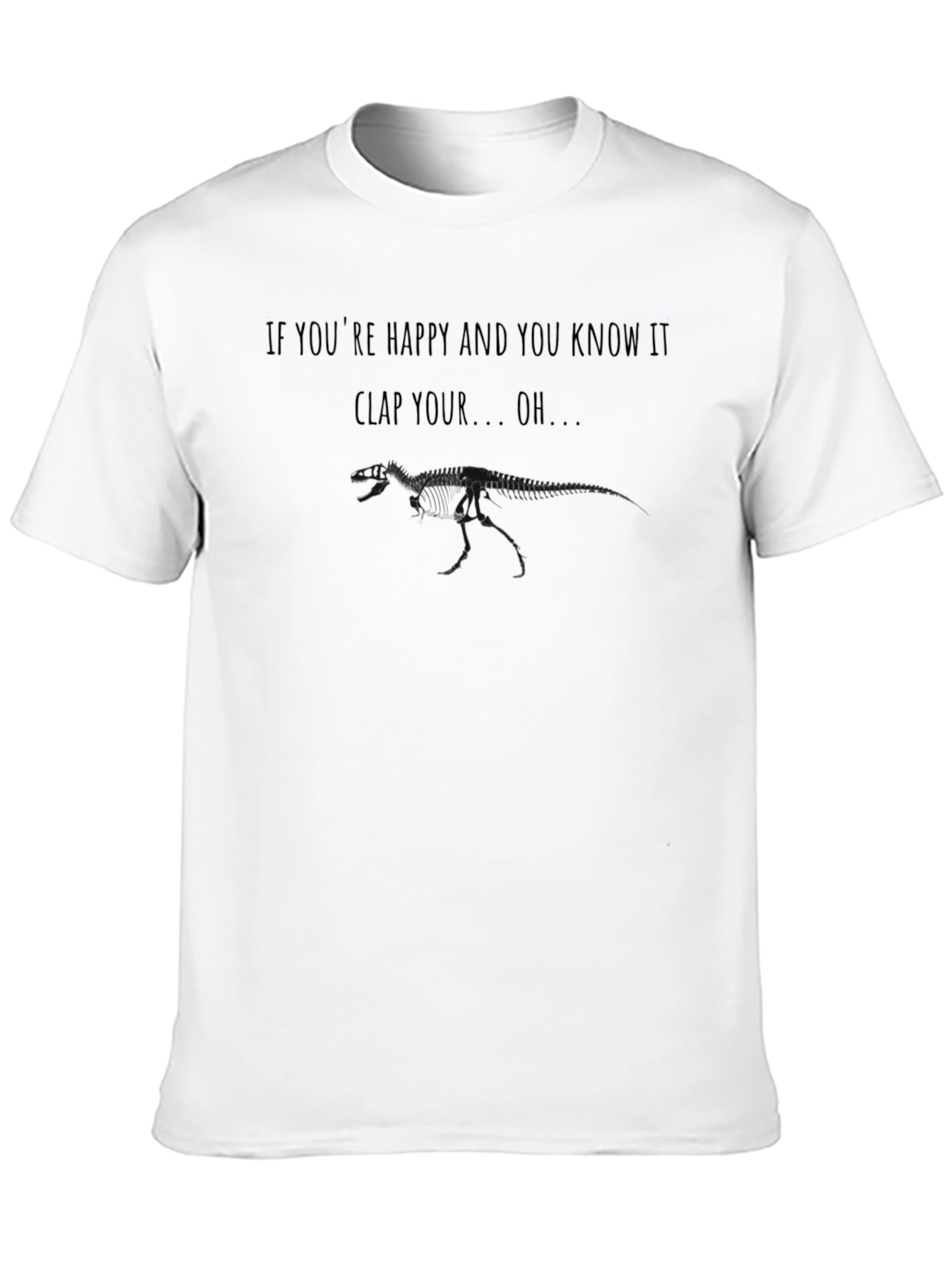 Funny Dinosaur Skeleton T-Shirt