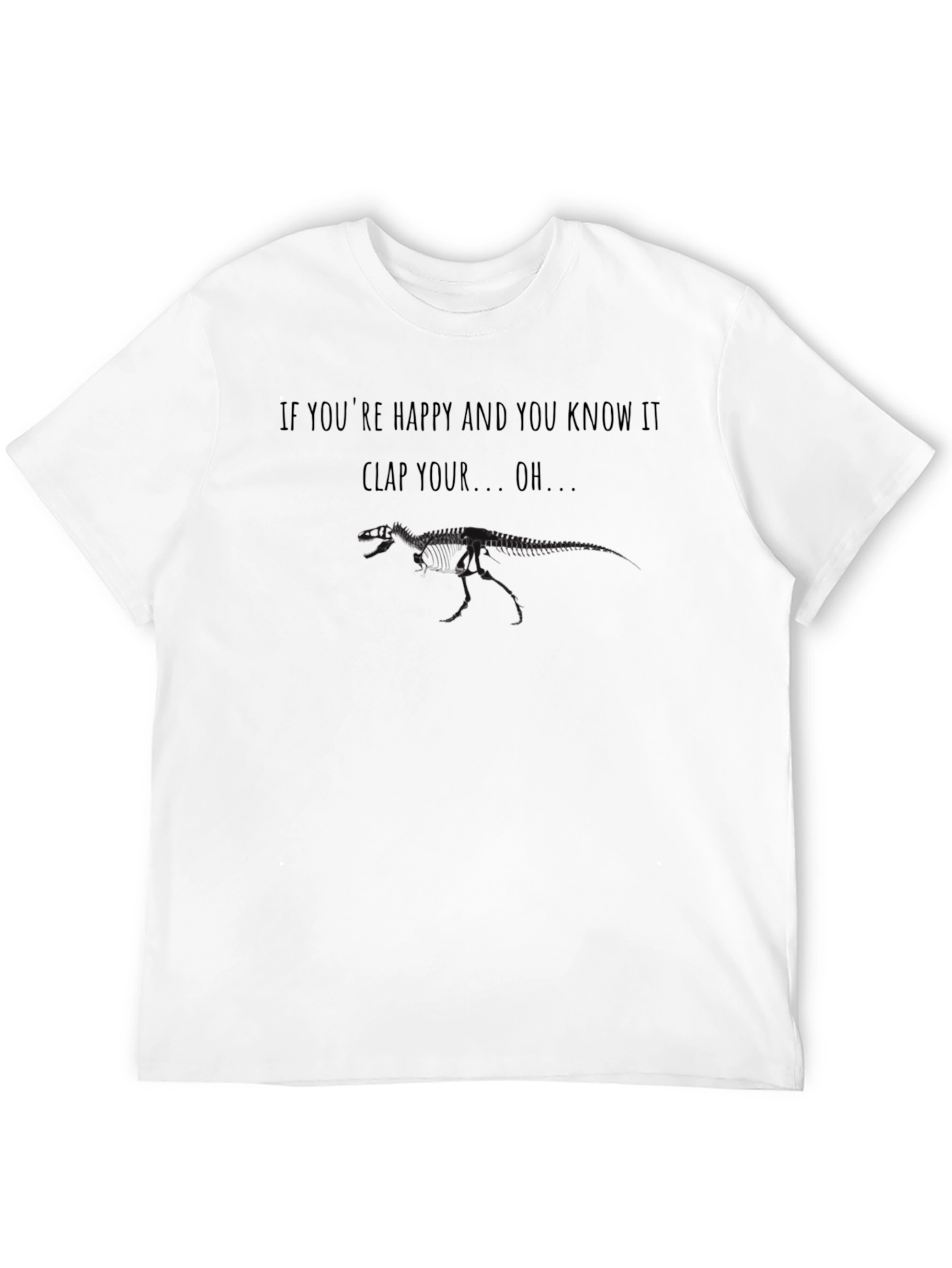 Funny Dinosaur Skeleton T-Shirt