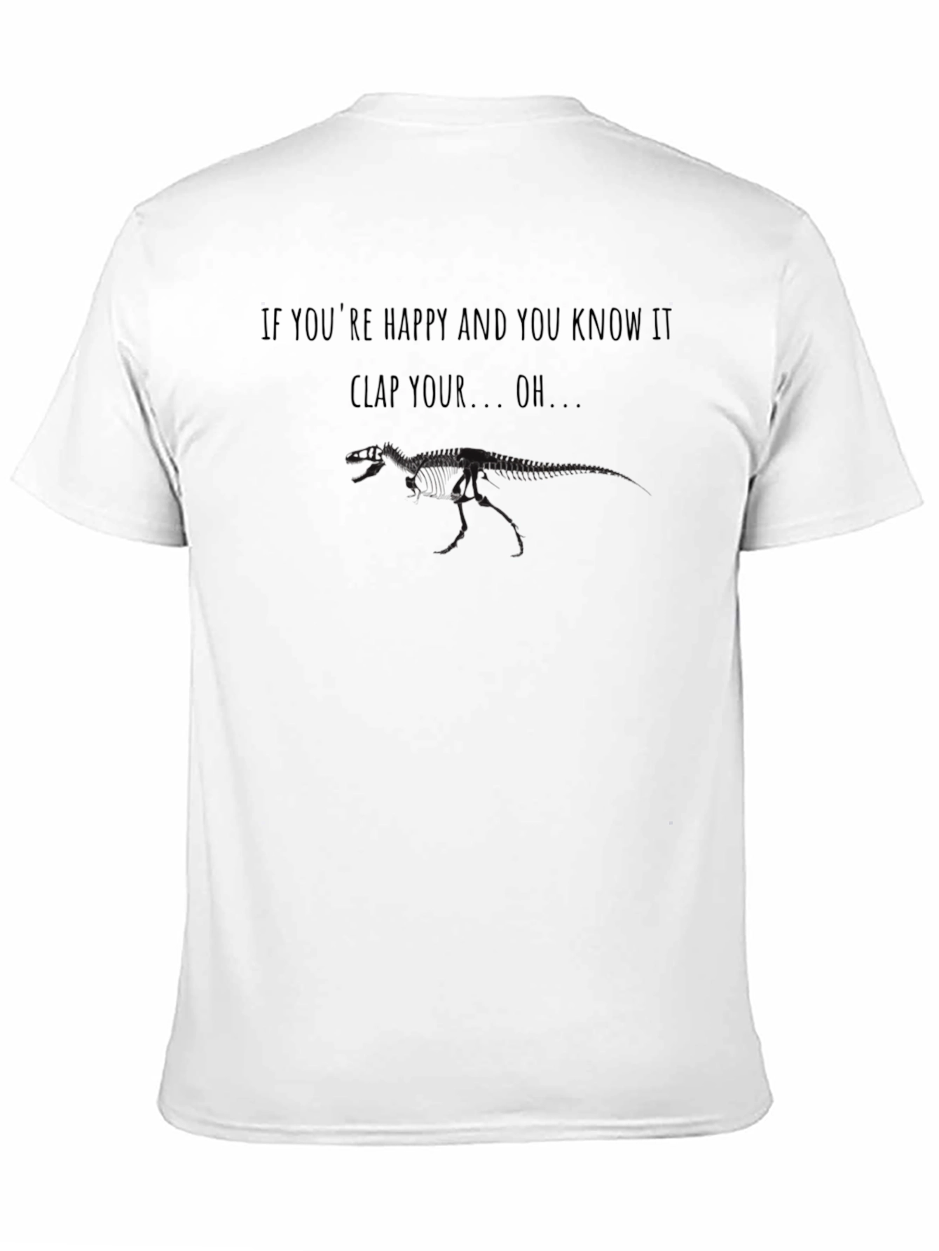 Funny Dinosaur Skeleton T-Shirt