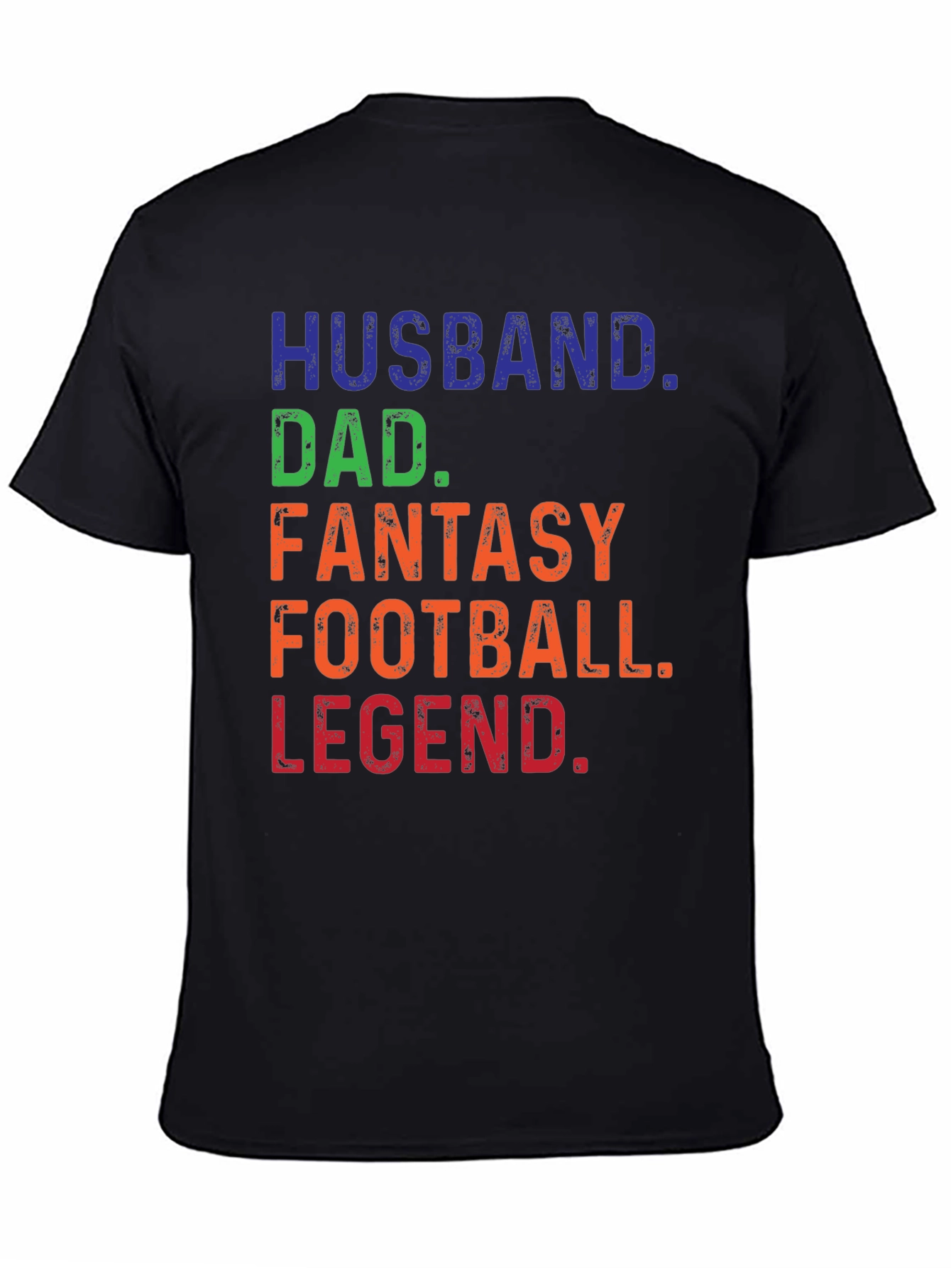Husband Dad Fantasy Football Legend Graphic Tee