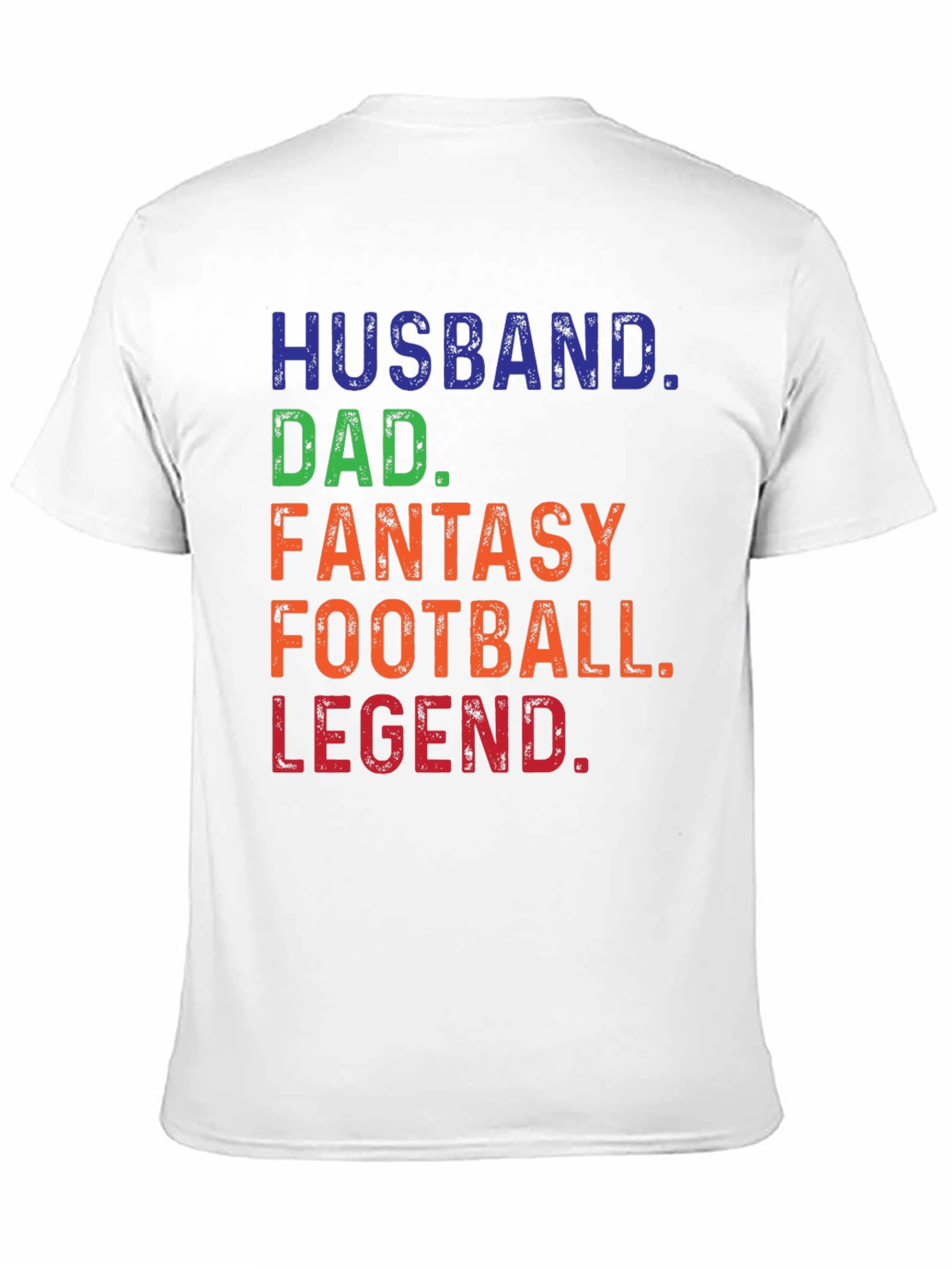 Husband Dad Fantasy Football Legend Graphic Tee
