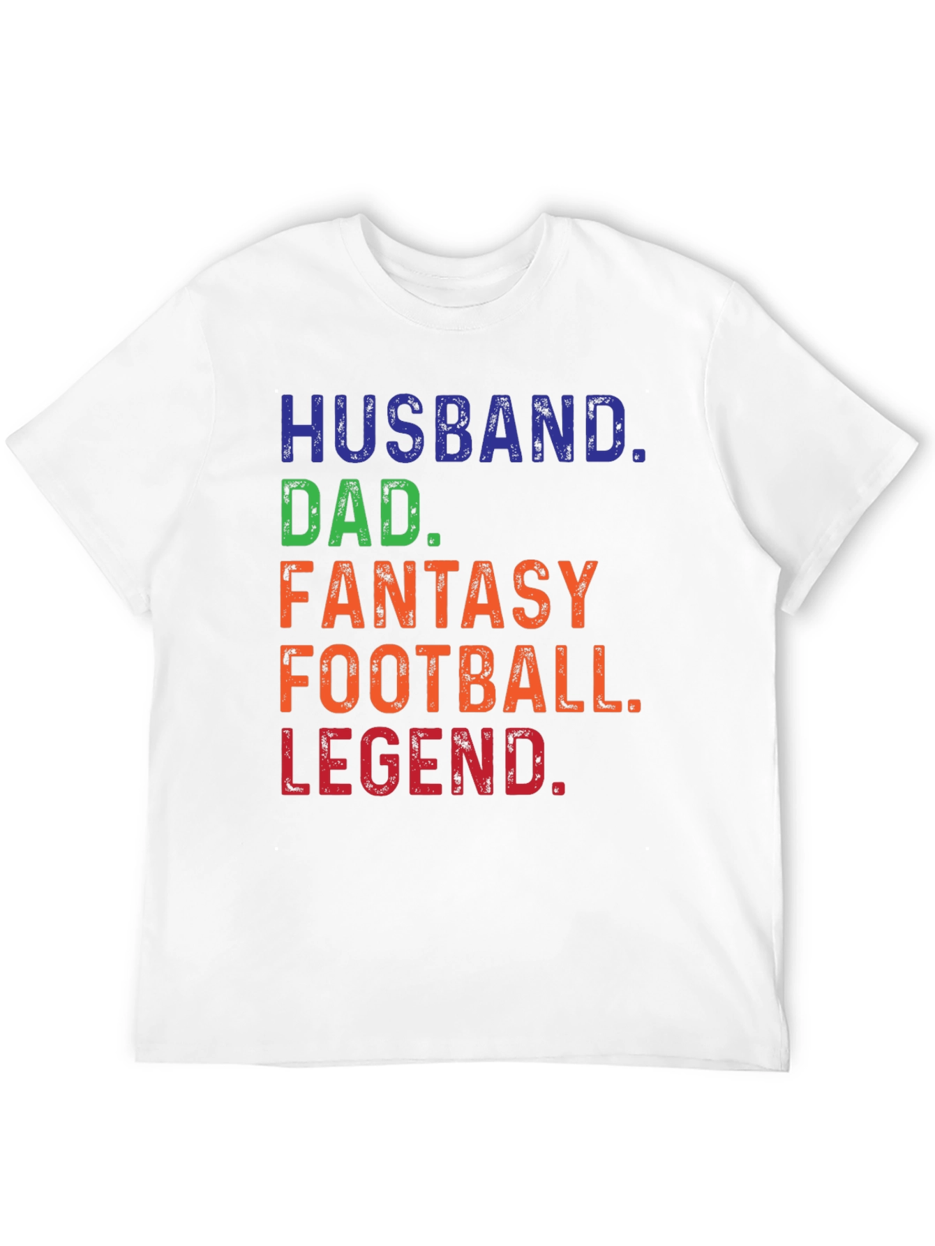 Husband Dad Fantasy Football Legend Graphic Tee