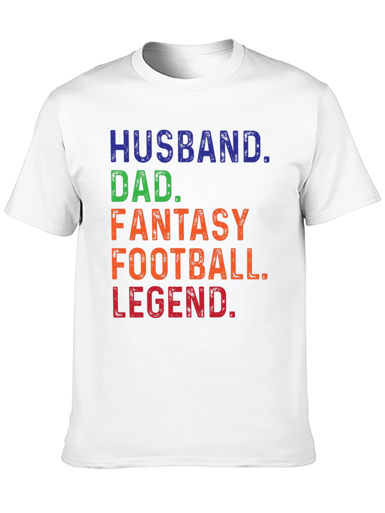 Husband Dad Fantasy Football Legend Graphic Tee