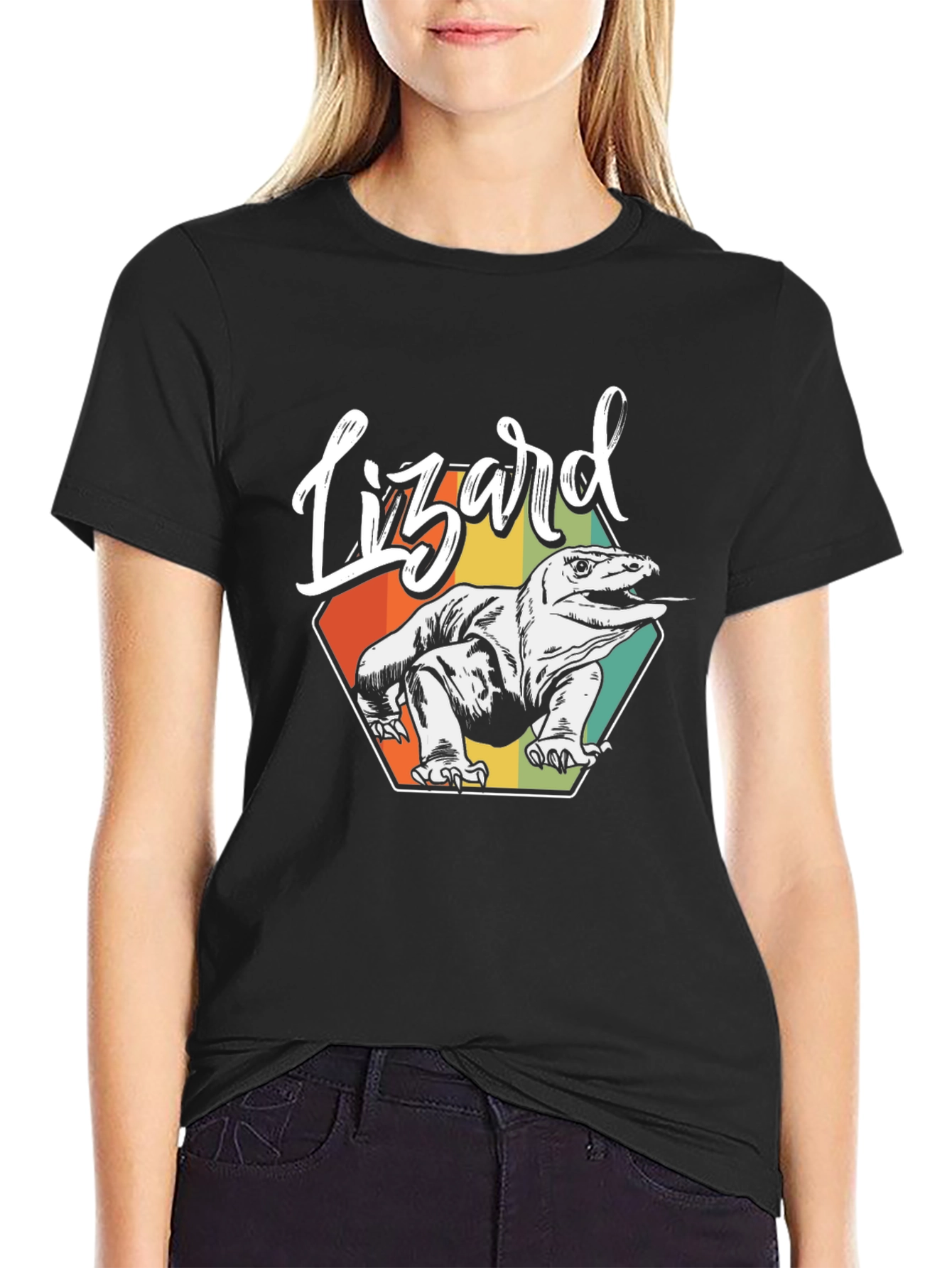 Lizard Graphic Print Tee