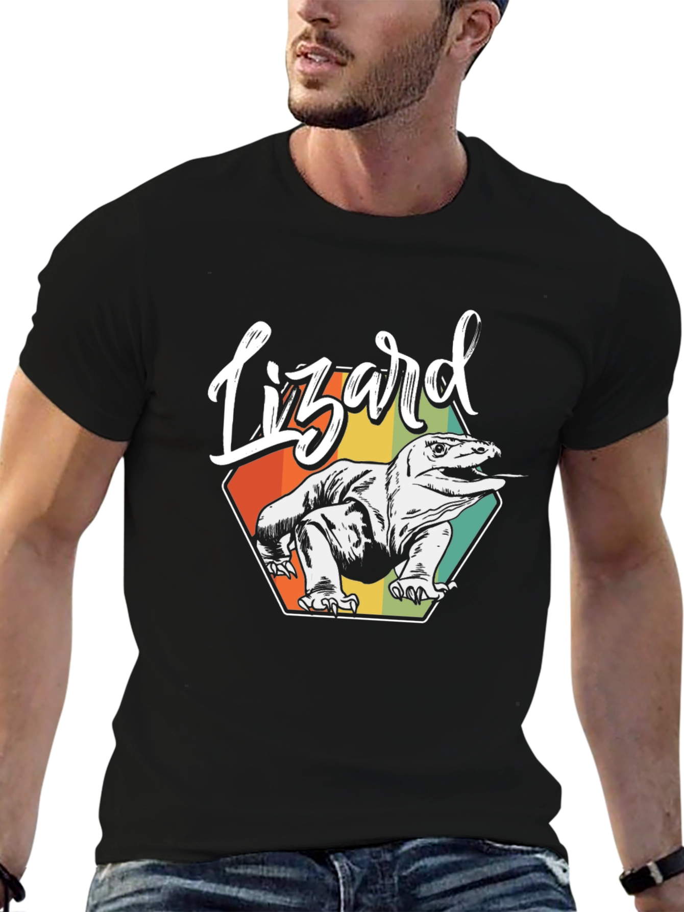 Lizard Graphic Print Tee