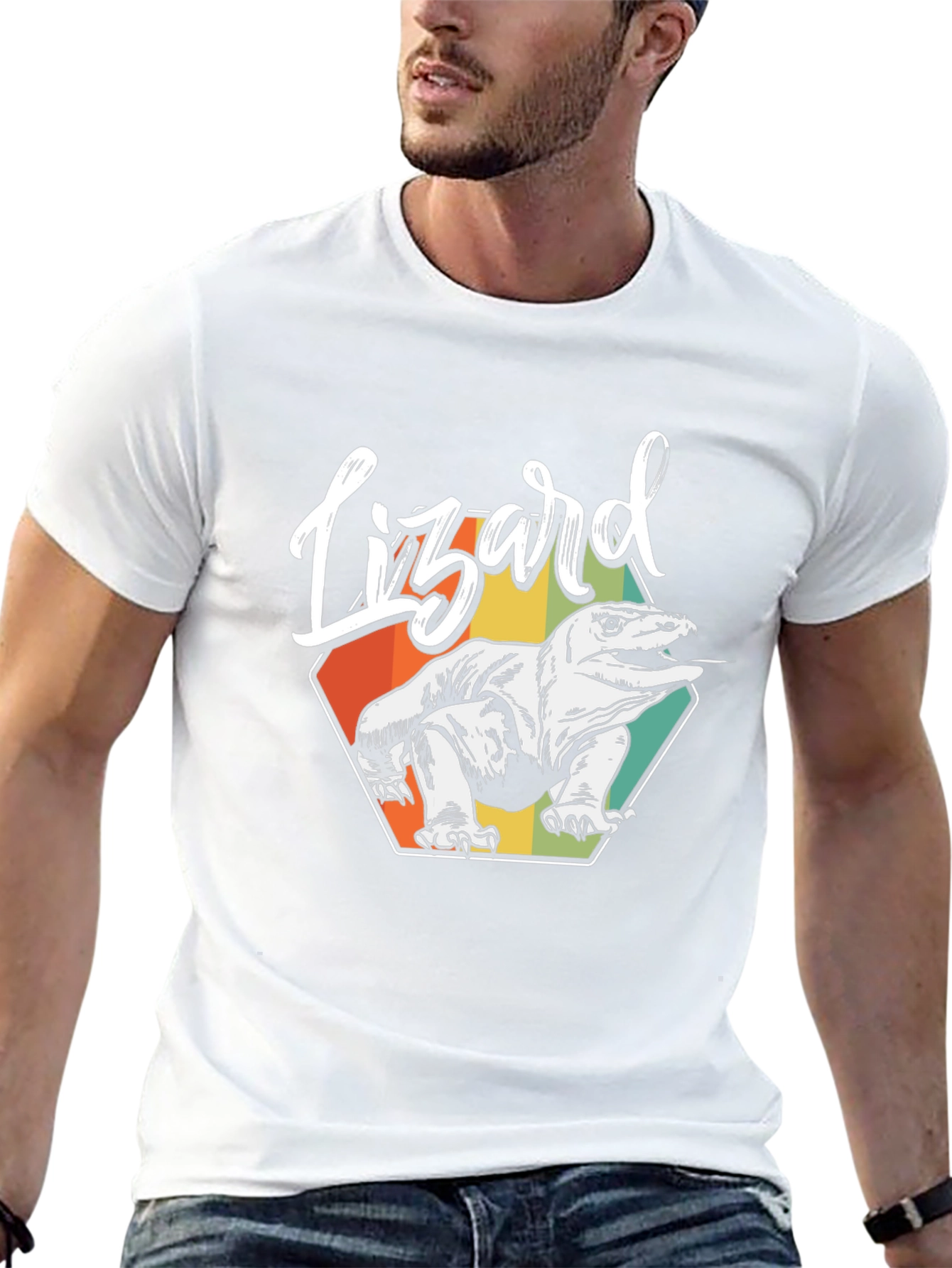 Lizard Graphic Print Tee
