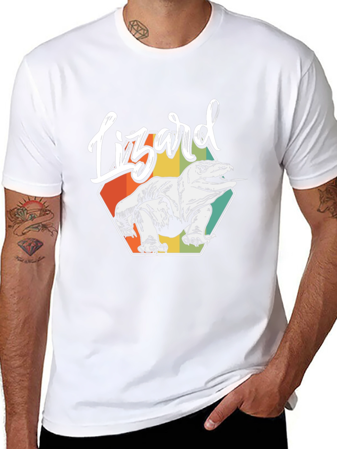 Lizard Graphic Print Tee