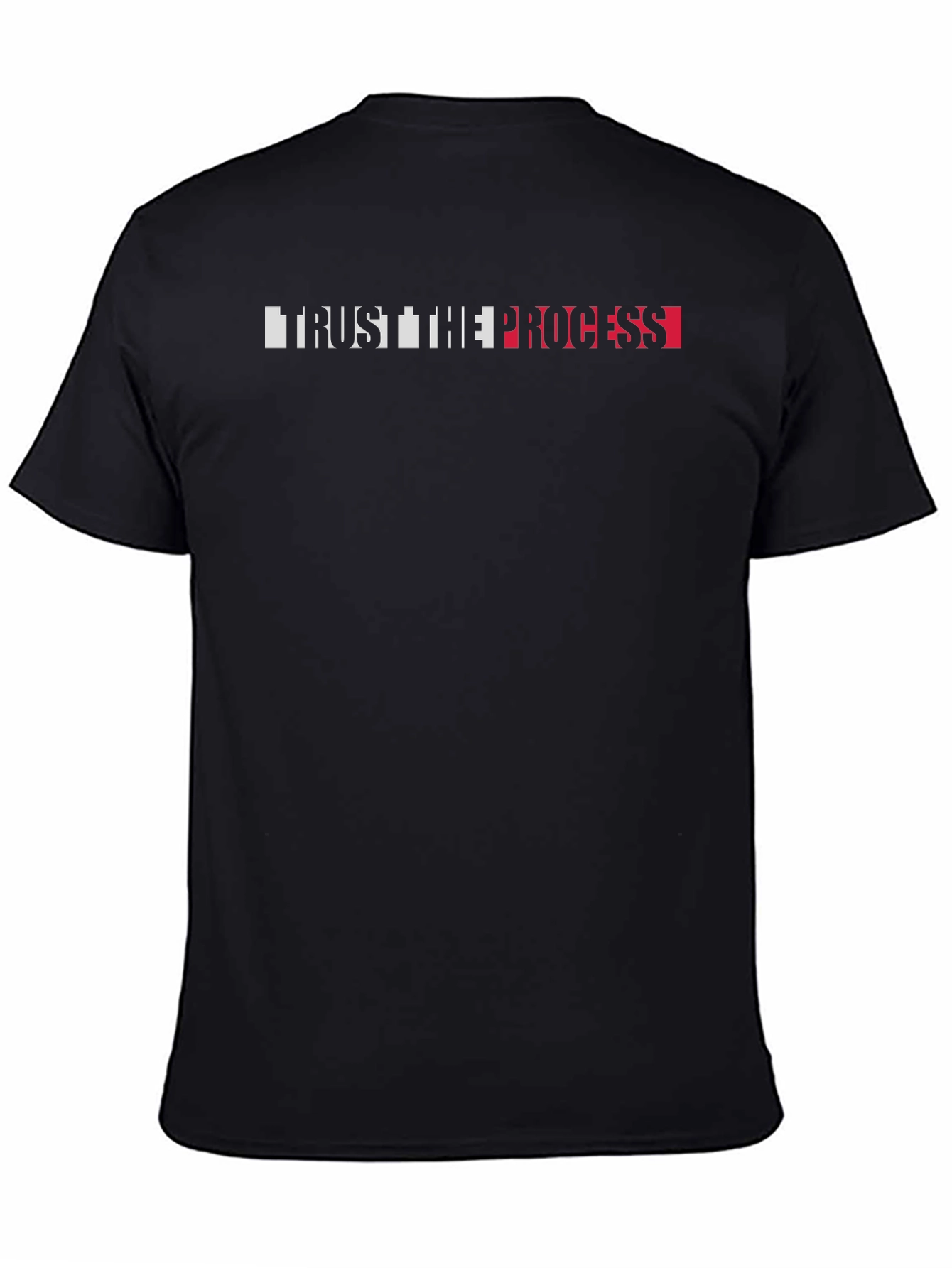 Trust The Process Graphic Tee - Black