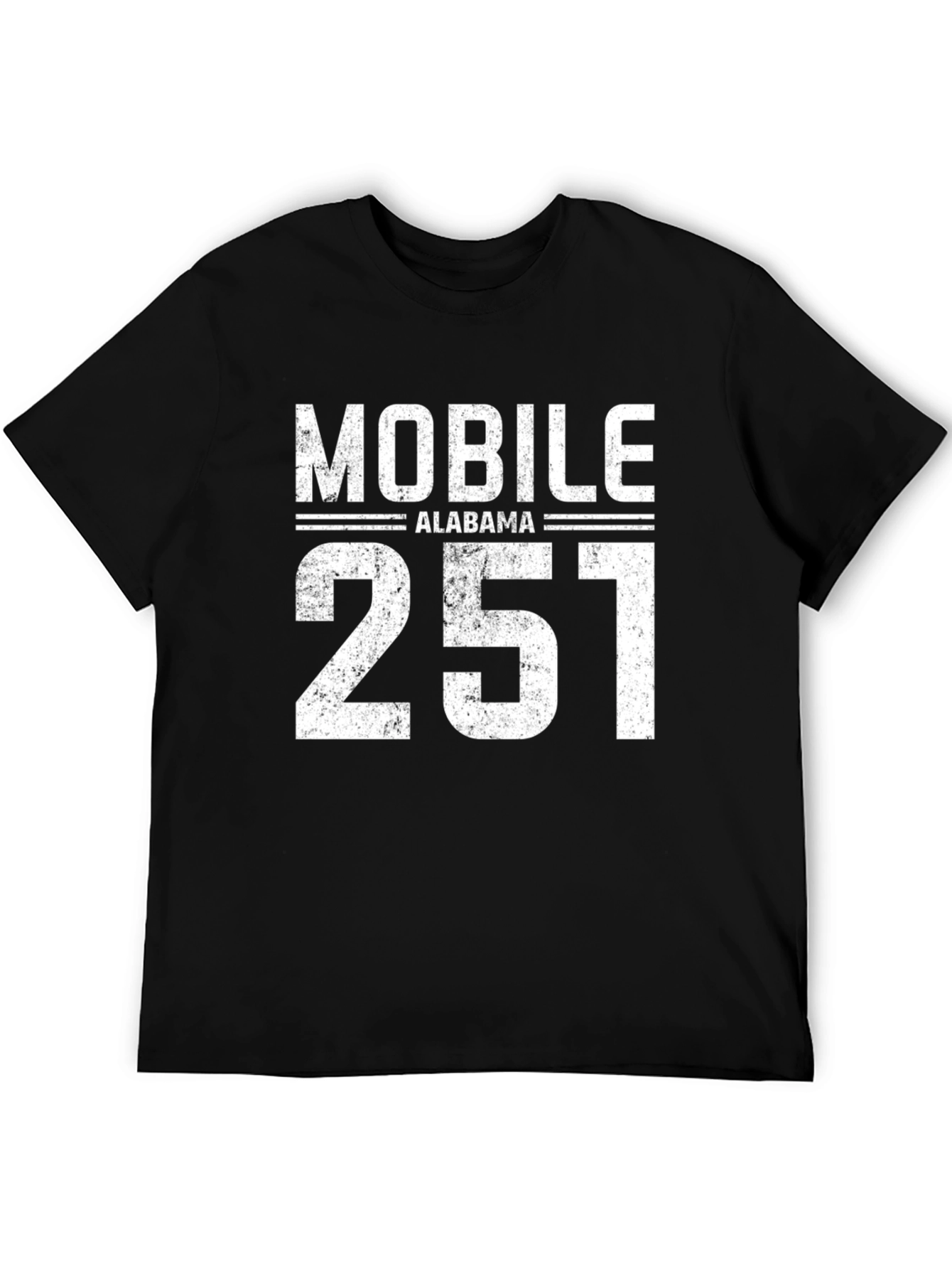 Mobile Alabama 251 Area Code T-Shirt
