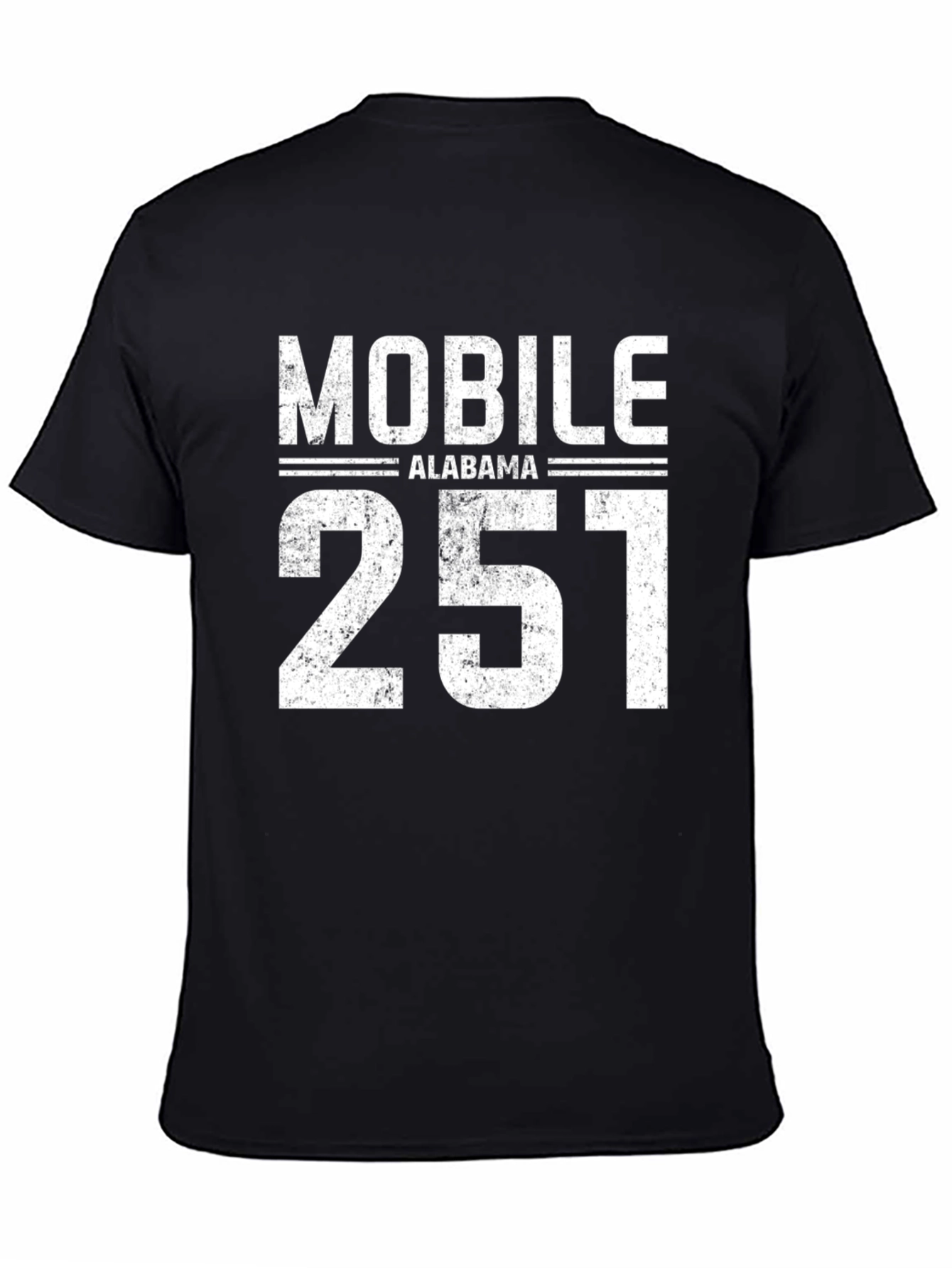 Mobile Alabama 251 Area Code T-Shirt