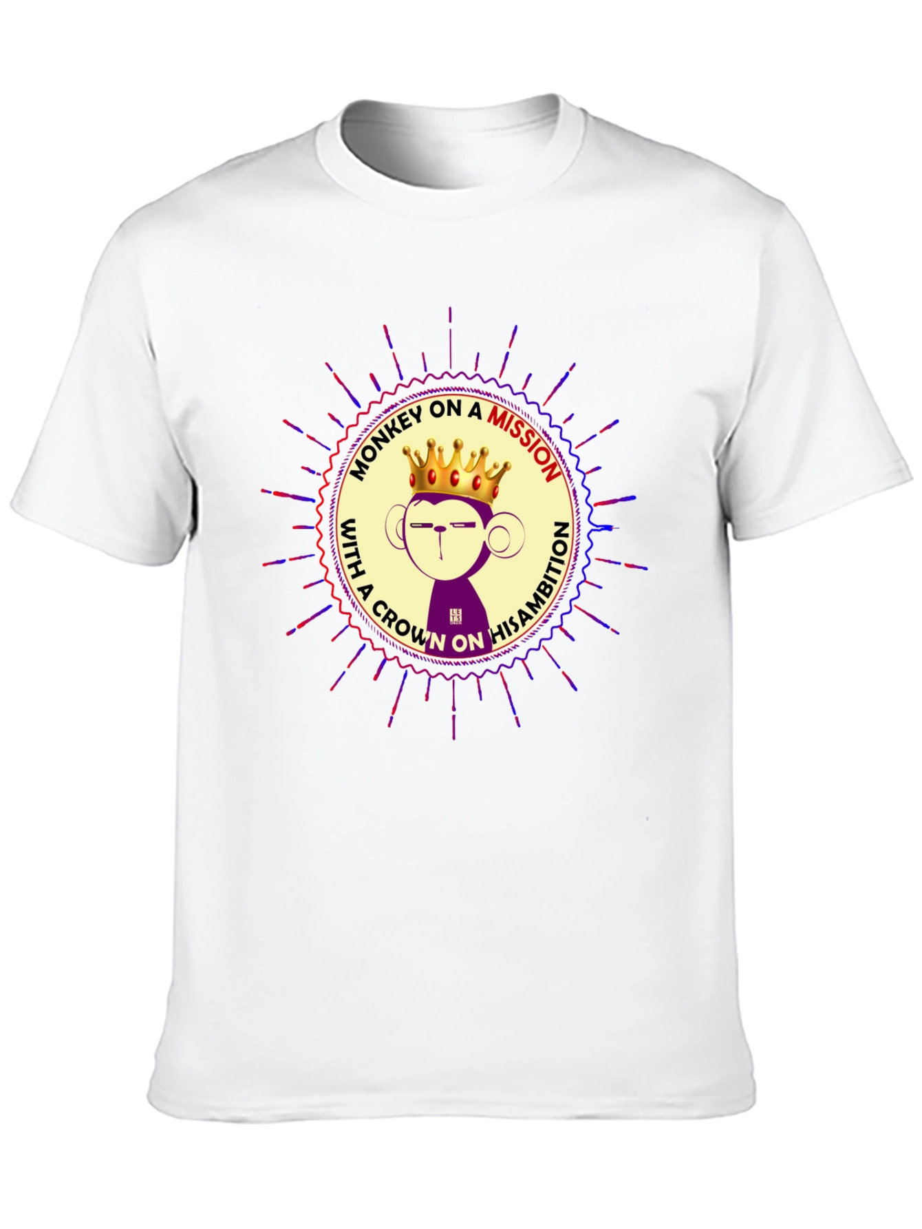 Monkey on a Mission Graphic T-Shirt