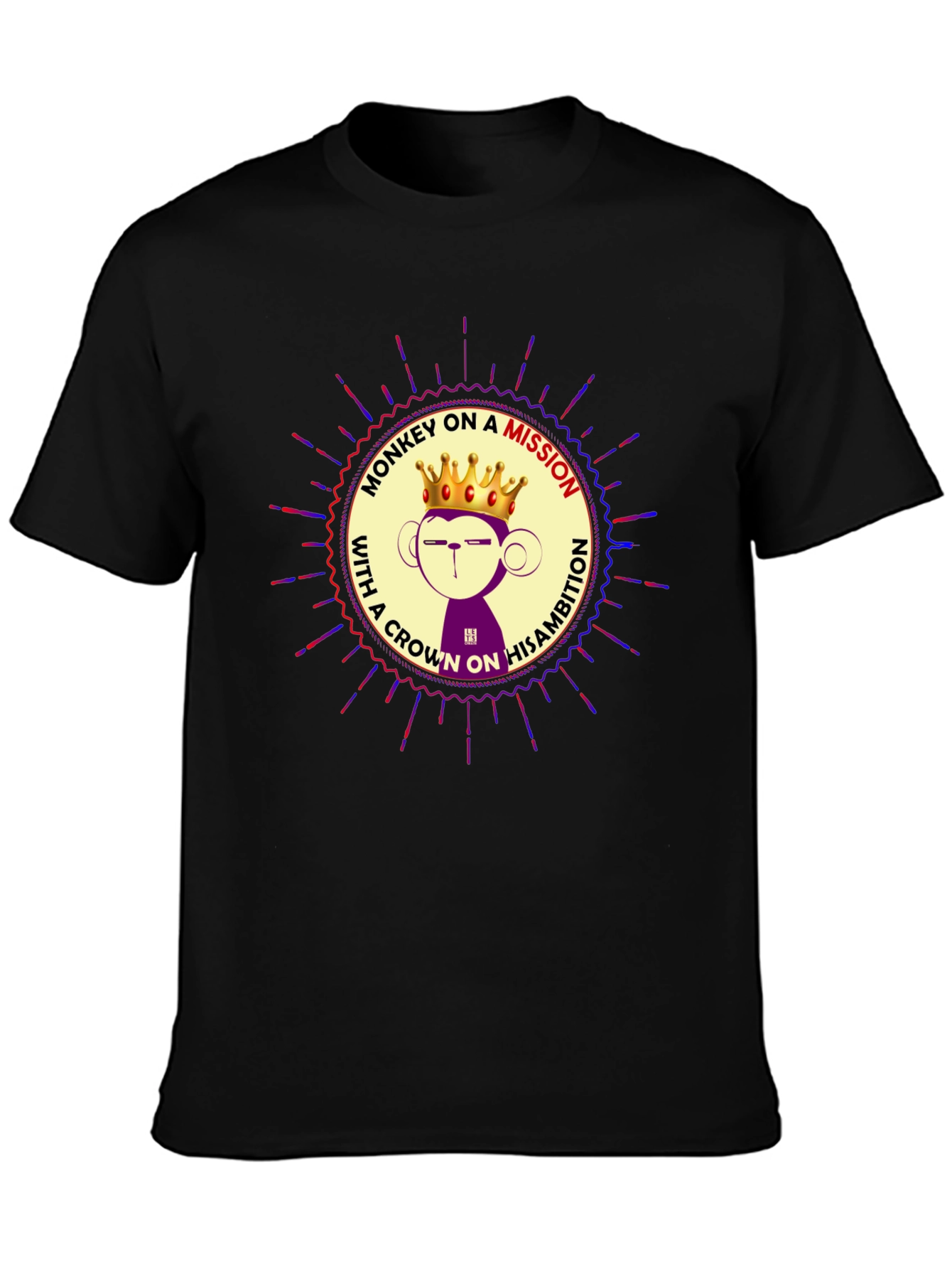 Monkey on a Mission Graphic T-Shirt