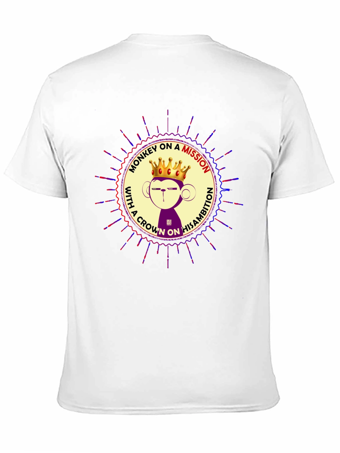 Monkey on a Mission Graphic T-Shirt