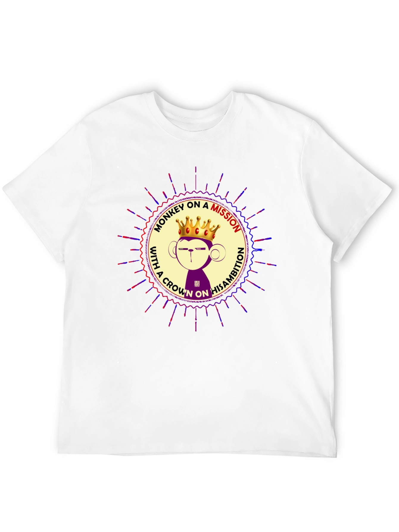 Monkey on a Mission Graphic T-Shirt