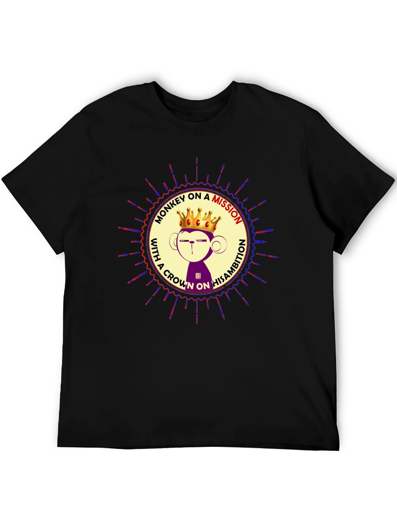 Monkey on a Mission Graphic T-Shirt
