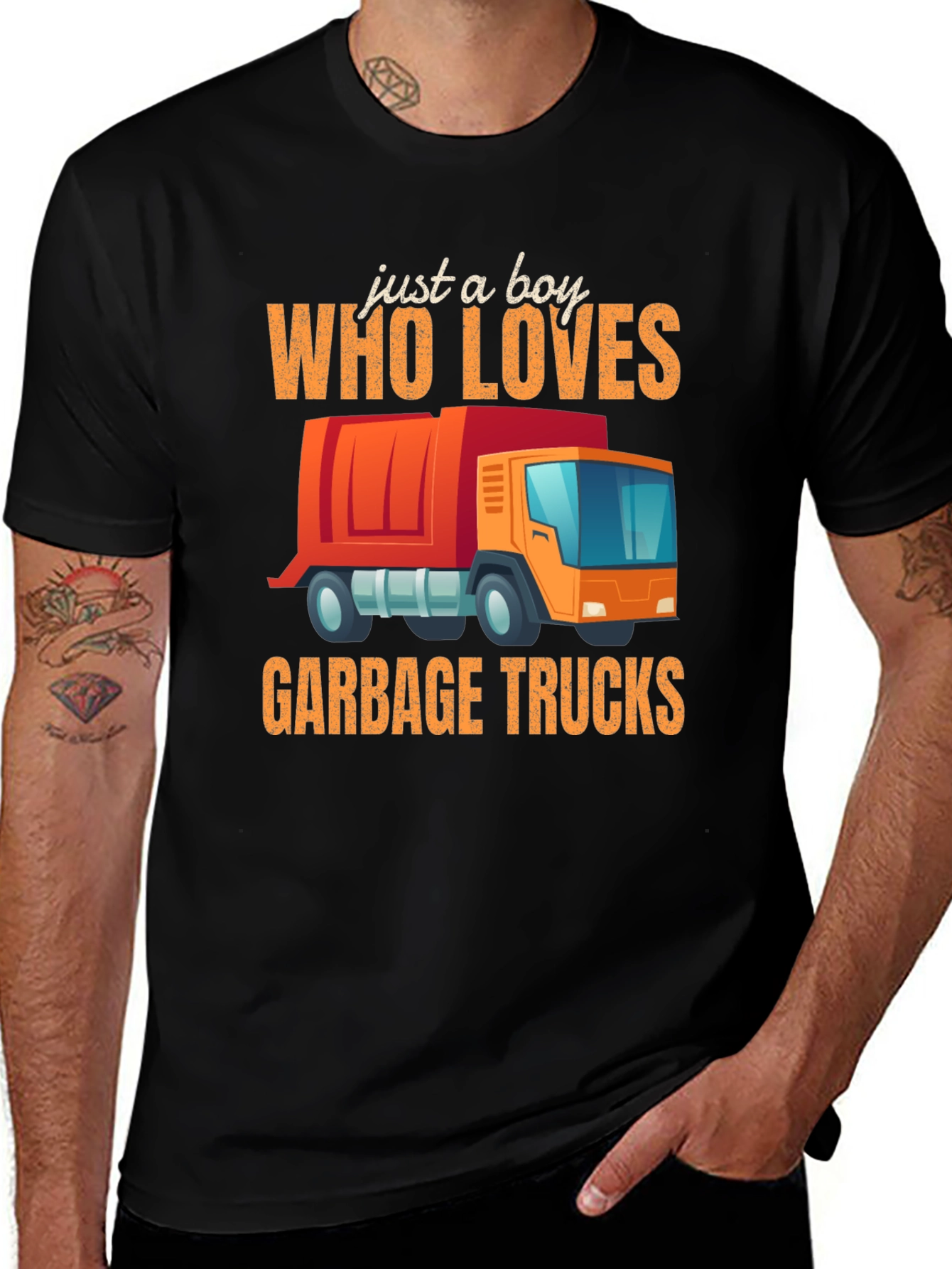 Garbage Truck Lover T-Shirt - Boys Graphic Tee