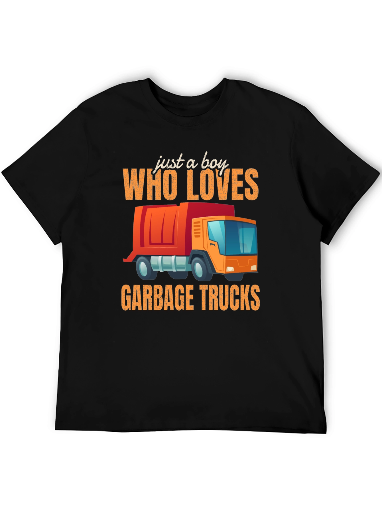 Garbage Truck Lover T-Shirt - Boys Graphic Tee