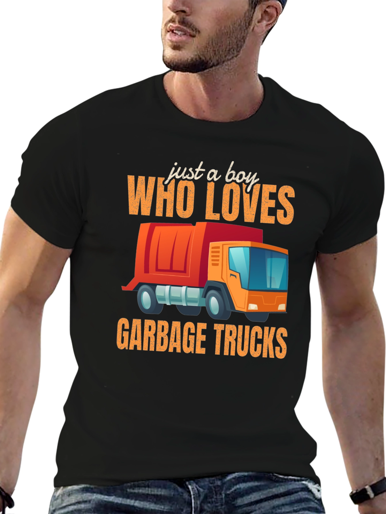 Garbage Truck Lover T-Shirt - Boys Graphic Tee