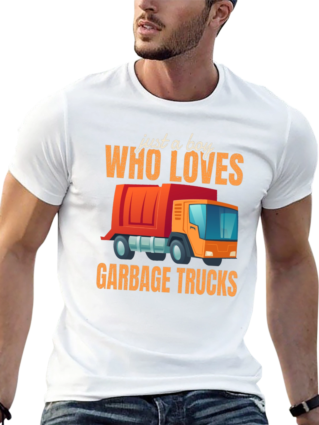 Garbage Truck Lover T-Shirt - Boys Graphic Tee