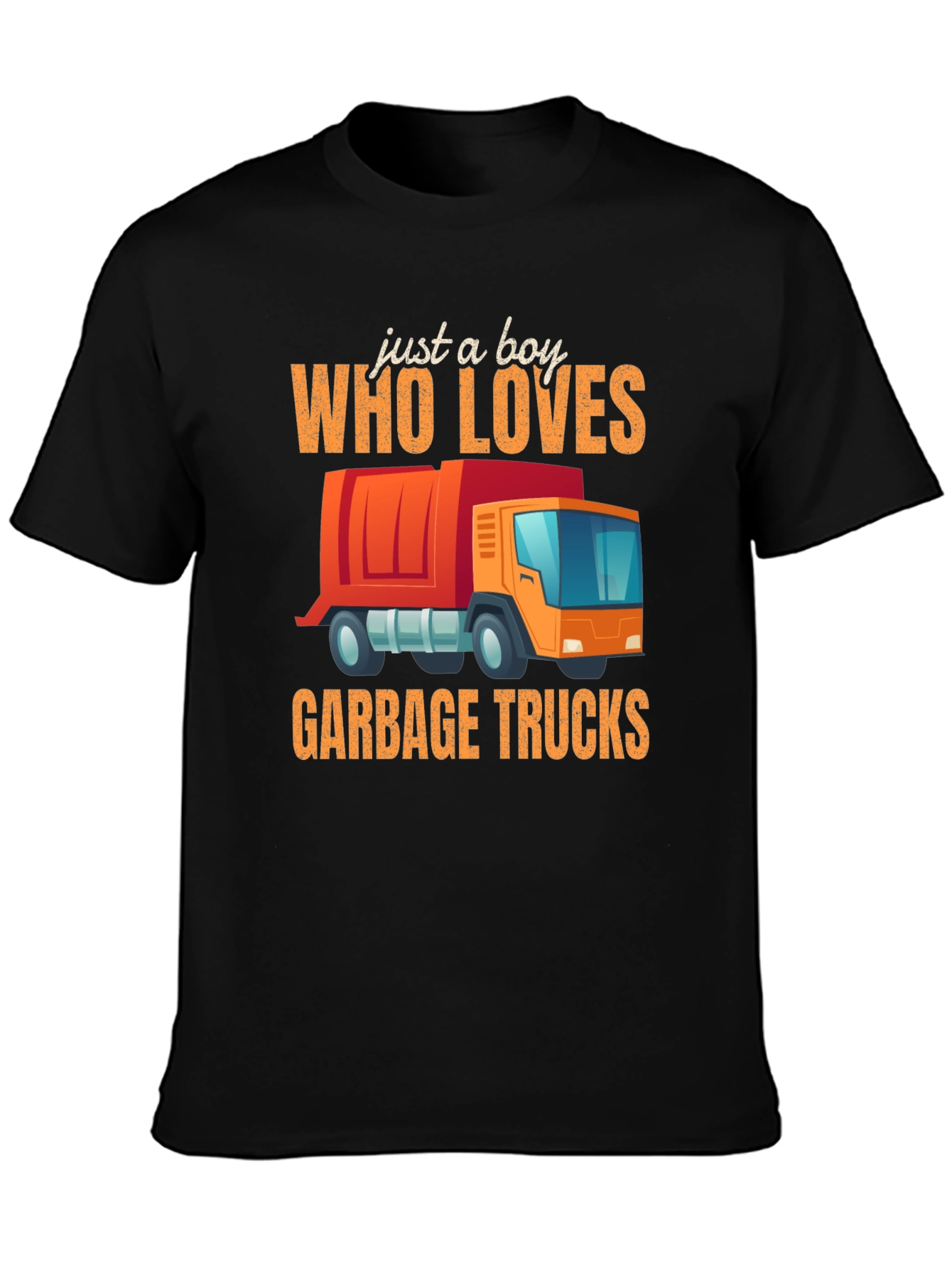 Garbage Truck Lover T-Shirt - Boys Graphic Tee