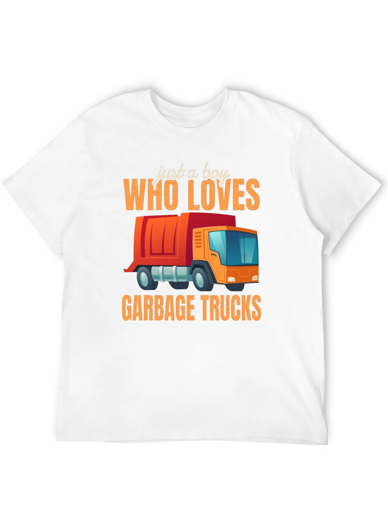 Garbage Truck Lover T-Shirt - Boys Graphic Tee