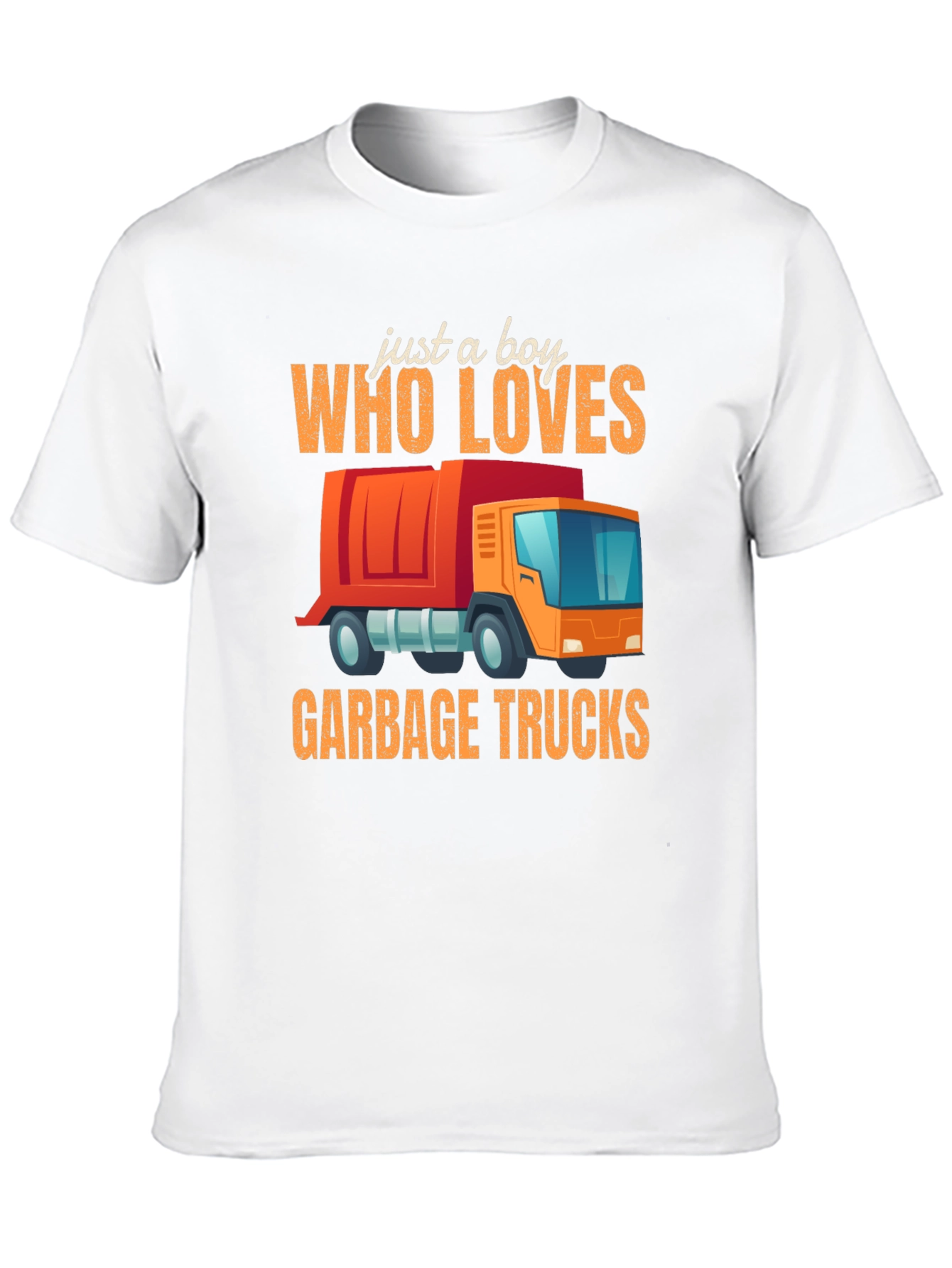Garbage Truck Lover T-Shirt - Boys Graphic Tee